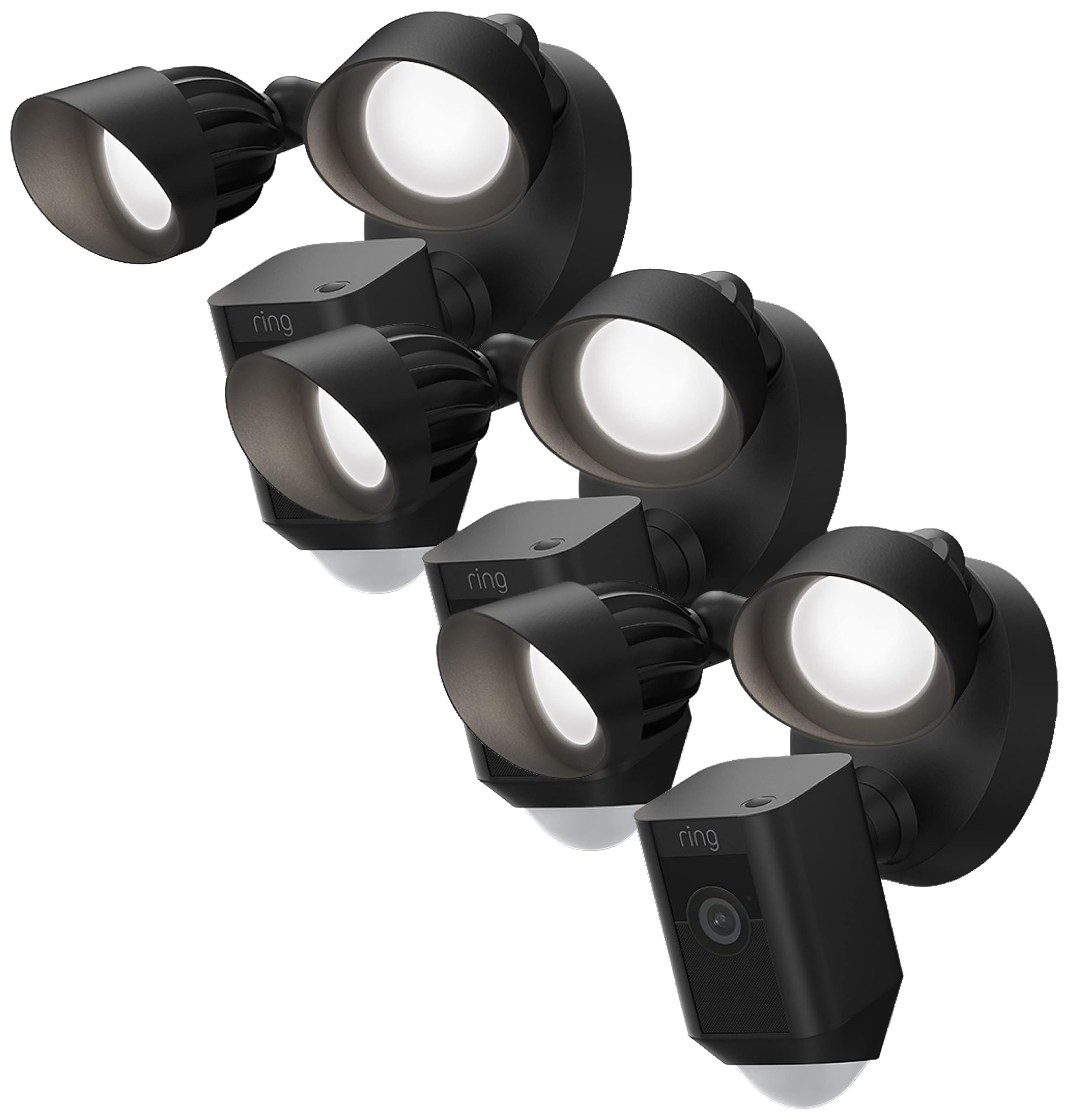 Ring Floodlight Cam Wired Plus - Outdoor home or business security with motion-activated 1080p HD video and floodlights, (2021 r