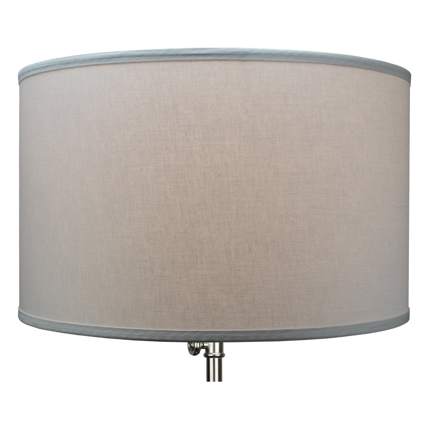 Fenchelshades.Com 18" Top Diameter X 18" Bottom Diameter 11" Height Cylinder Drum Lampshade Usa Made (Shadow)