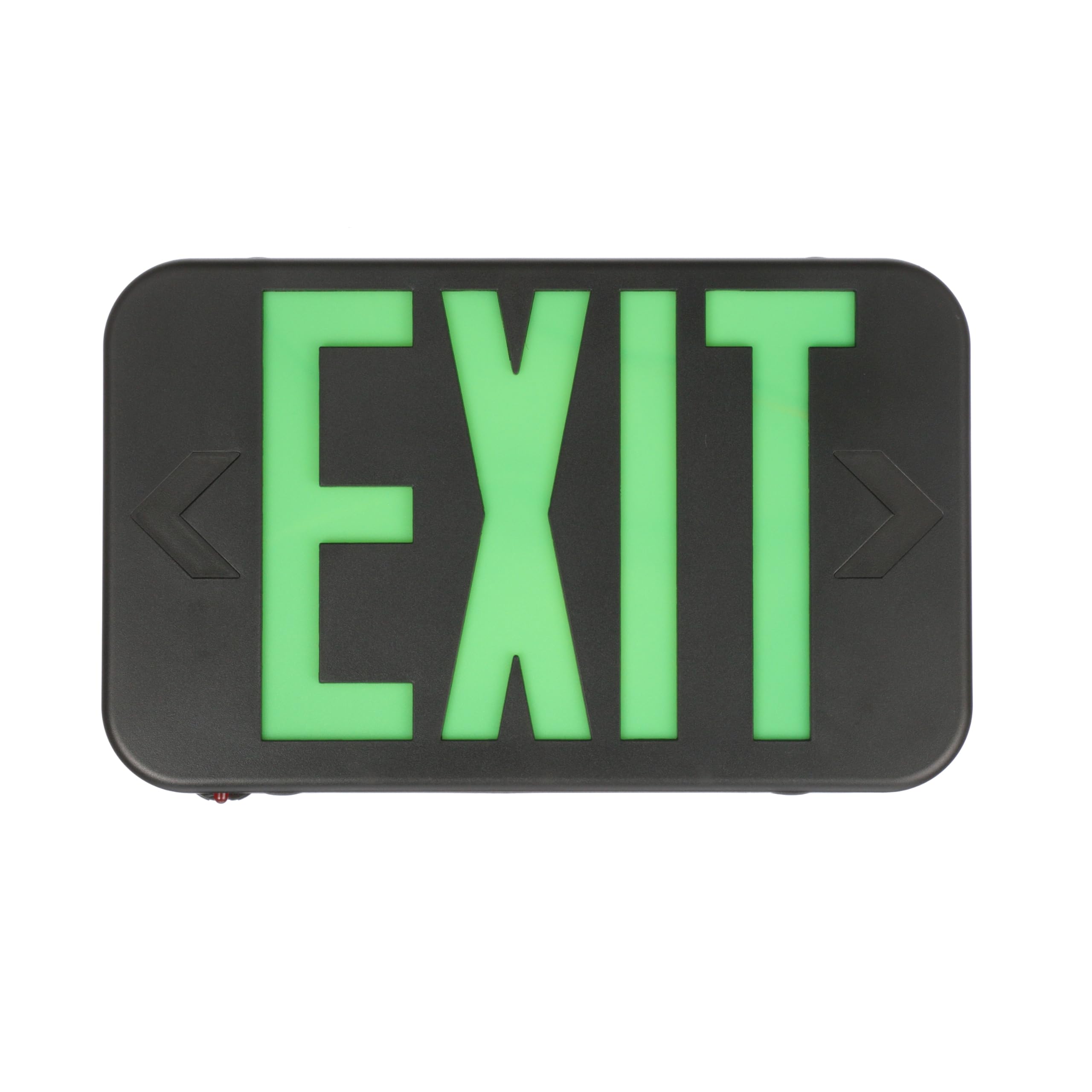 Lithonia Lighting EXRG B EL M6 LED Exit Sign with Switchable Red and Green Letters, California Certified, Nickel Metal Hydride B