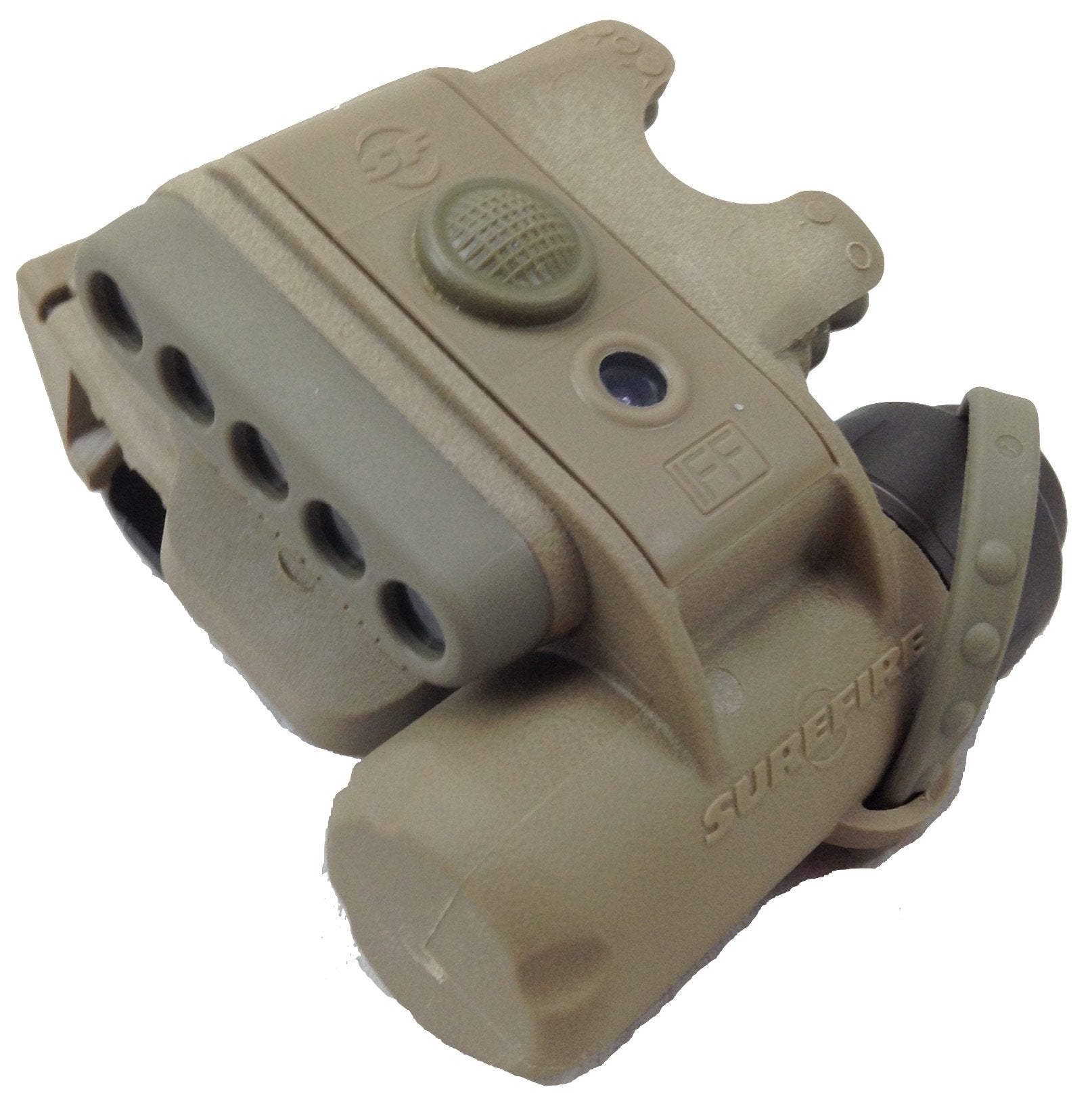 SureFire Helmet Light, 3V, 1.4-19.2 LU, IR/WH/IR LEDs, Tan