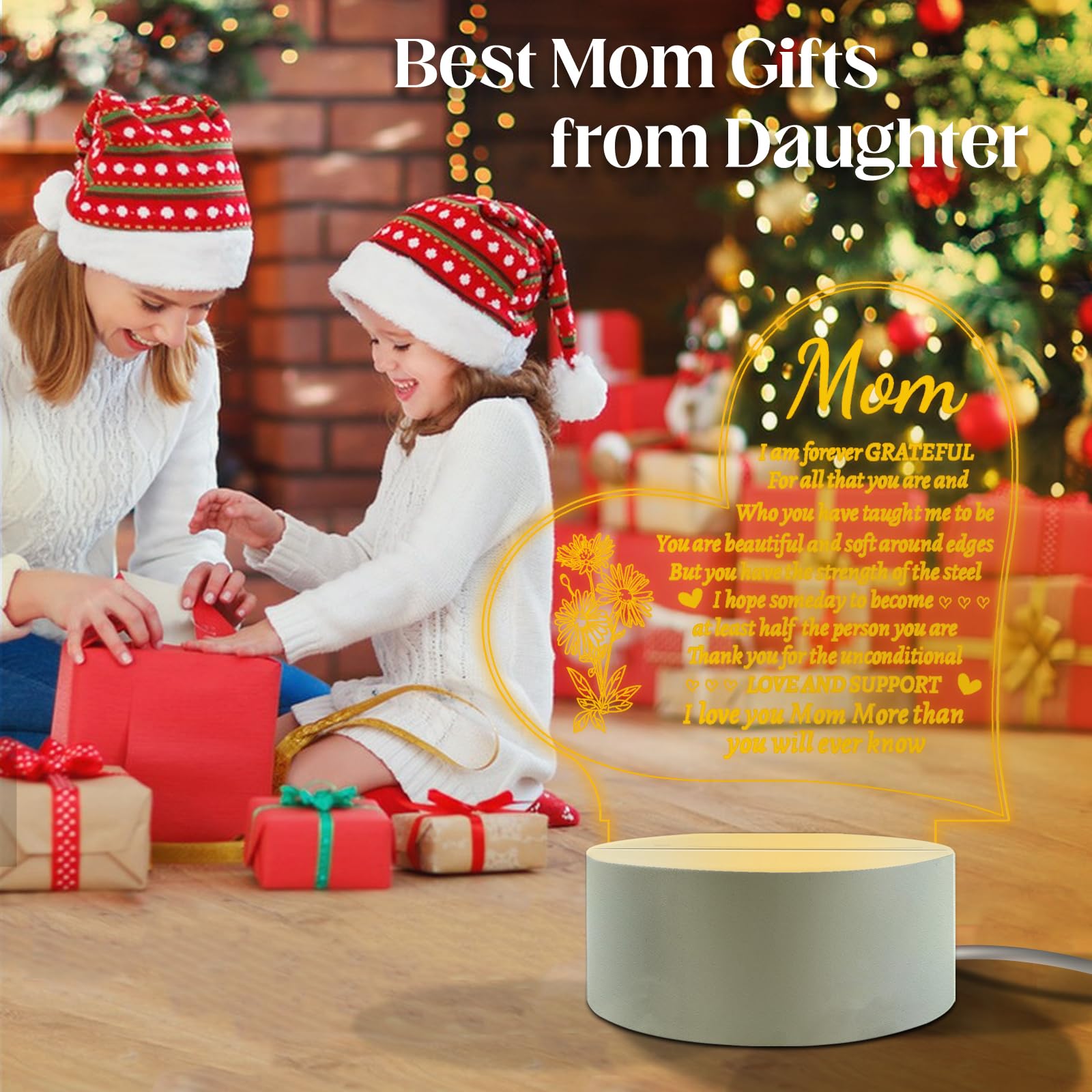 Febdey Lovely Mother-Best Mom Birthday Gifts From Daughter Son