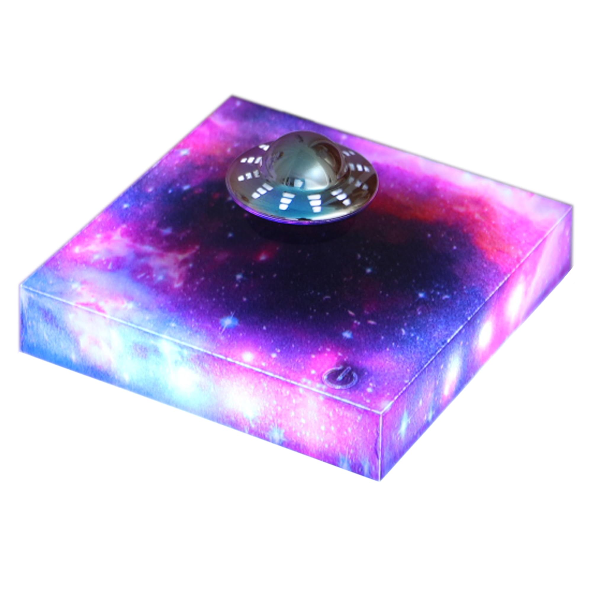 INOVAXION Levitating Floating UFO Lamp Lights, Magnetic Levitation Decor Display UFO, Unique Toy Gift for Desk,Room,Office, Rota