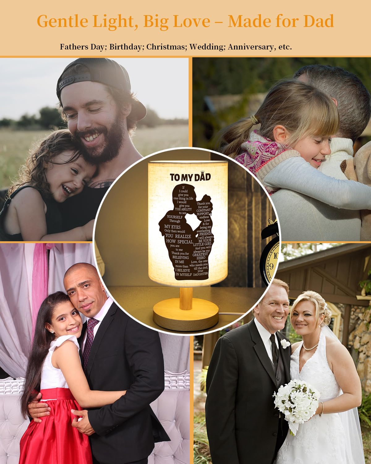 Souhoney Gifts For Dad From Daughter, Dad Birthday Gifts From Daughter, Father Gifts Who Have Everything For Fathers Day, Daddy