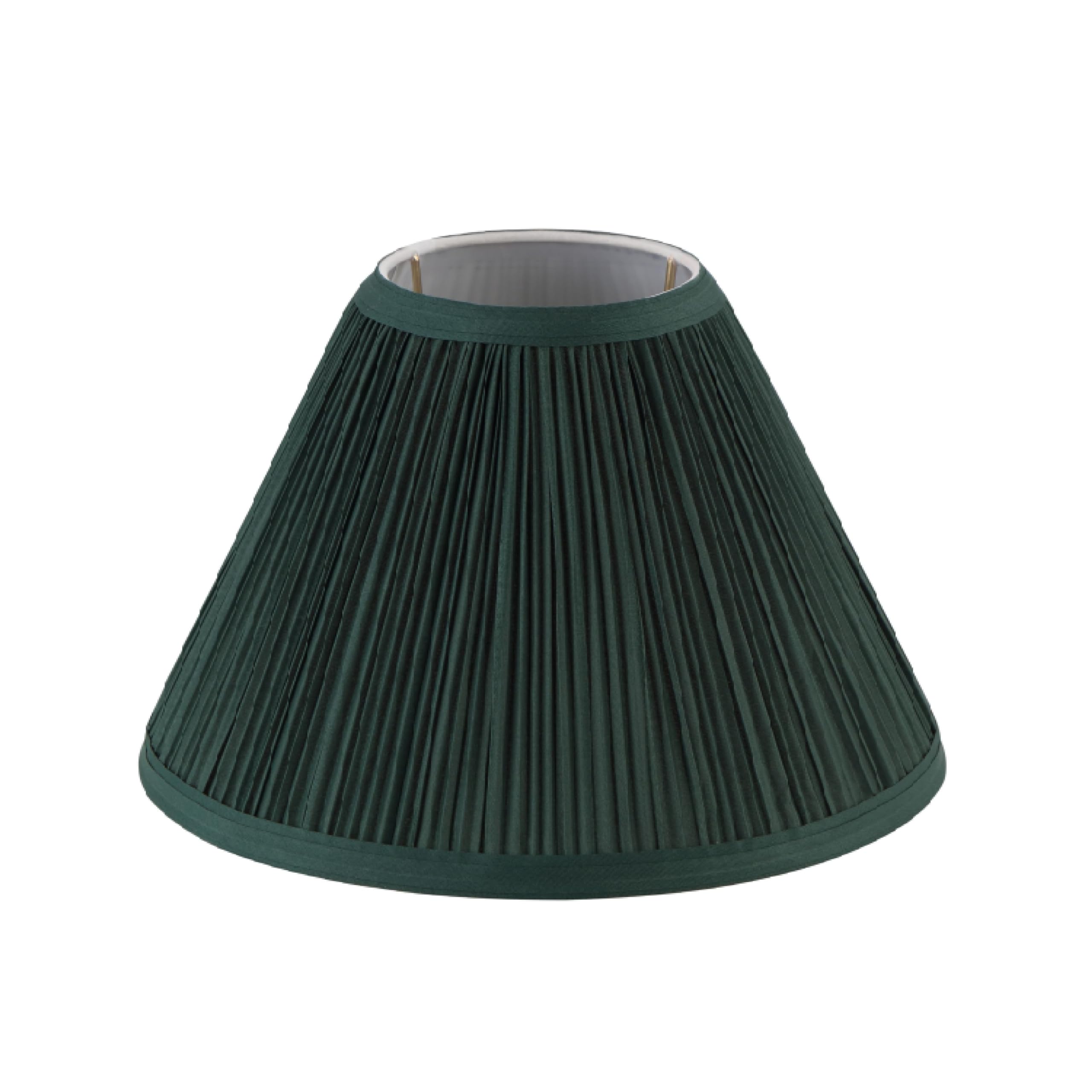 Aspen Creative 59173, Empire Uno Lamp Shade, Forest Green, 4&quot; Top x 10&quot; Bottom x 7&quot; Slant Height, Slip UNO 33mm