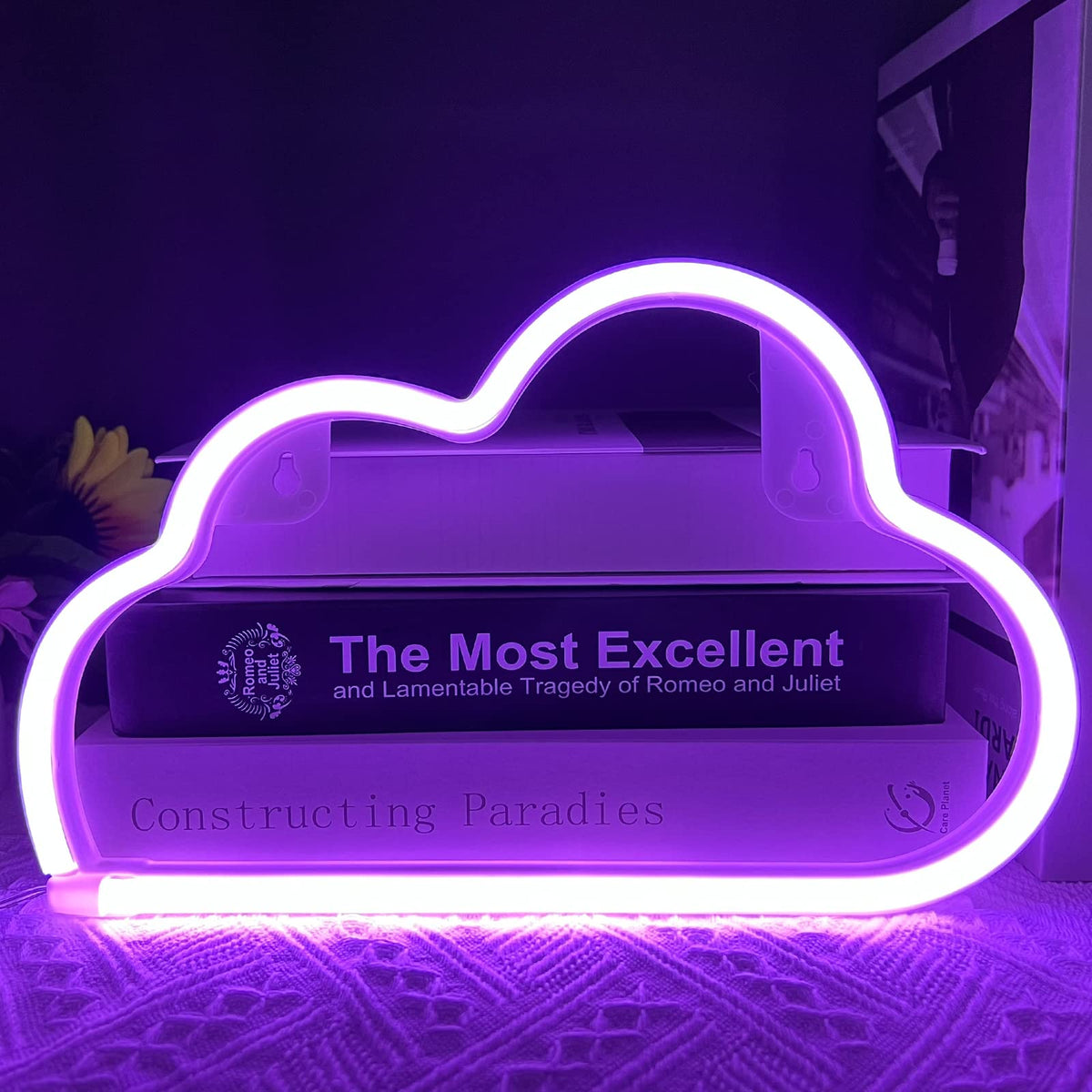 Cloud Neon Signs, Led Cloud Neon Light For Wall Decor, Battery Or Usb Powered Cloud Sign Shaped Decoration Wall Lights For Bedro