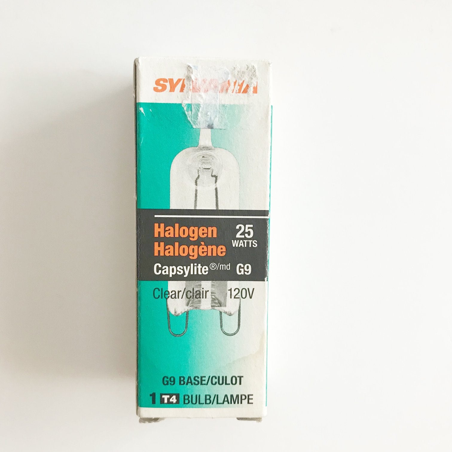 SYLVANIA Halogen Light Bulb G9 Bi Pin Base 120V Clear 1 Count Model 046135570001
