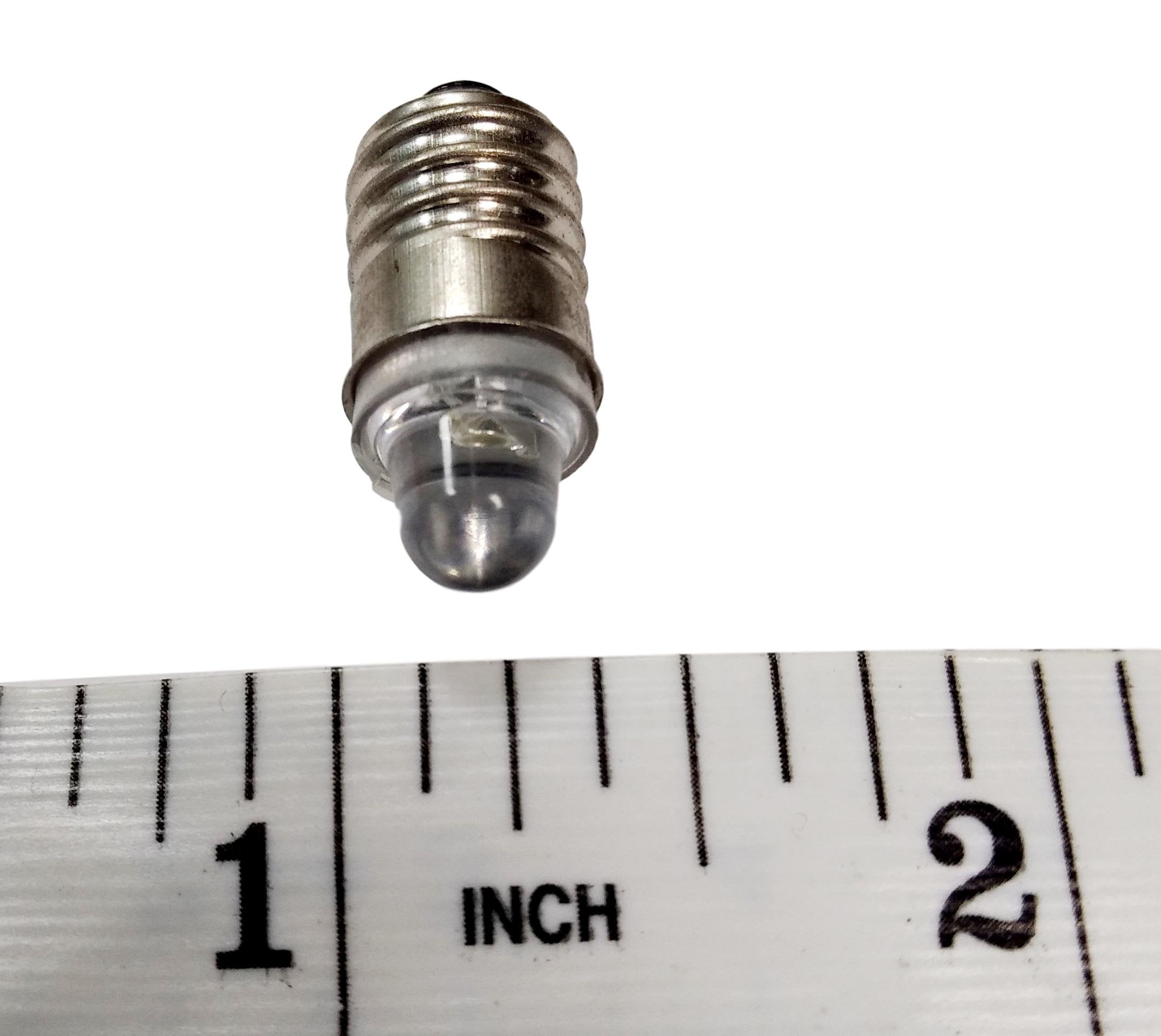 Sci-Supply Mini Led Flashlight Bulbs, 3 Volt, Cool White, E10, Pack Of 5