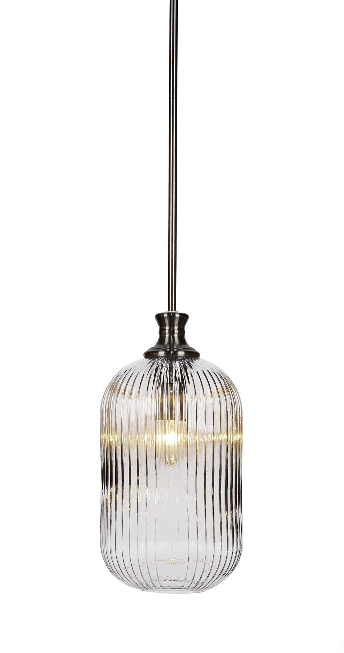 Toltec Lighting Carina 1 Light Pendant In Brushed Nickel (74-Bn-4600)