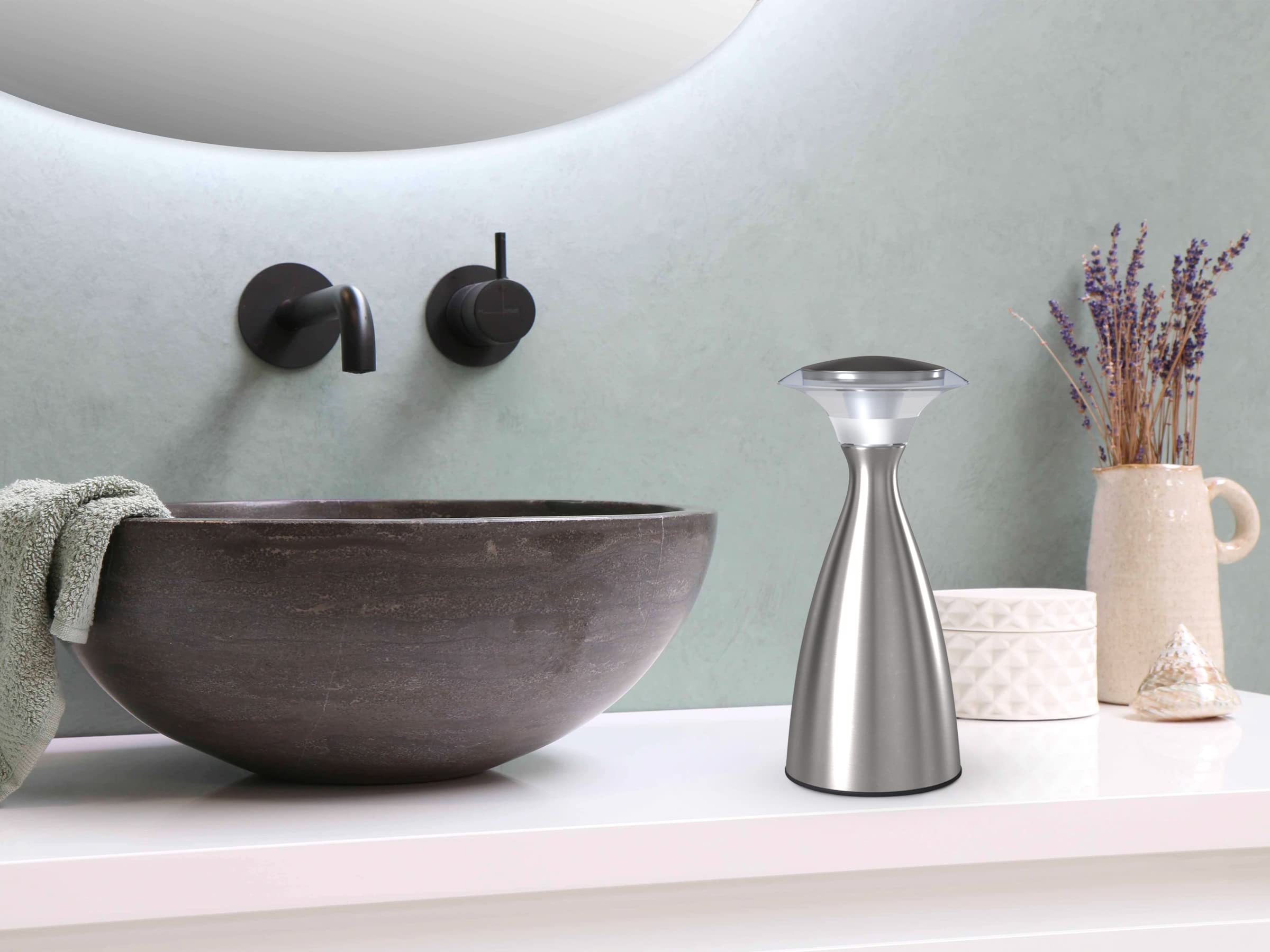 Light It! By Fulcrum, 24414-130 Lanterna Lux, Satin Nickel, Single Pack