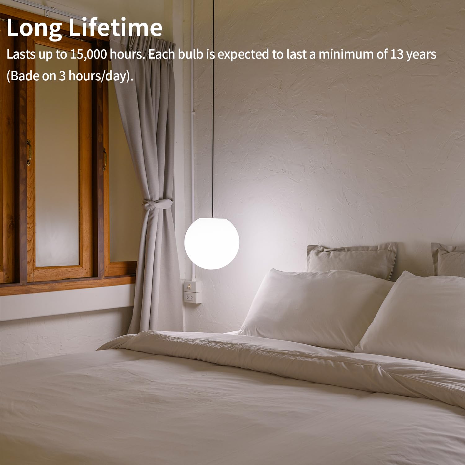 Cylyt 100W Equivalent Bright Led Light Bulbs, Daylight White 5000K A19 Lightbulbs, Focos Led Para Casa, For Kitchen Bedroom Indoor, 1500 Lumens, E26 Standard Base, 4-Pack, Non-Dimmable