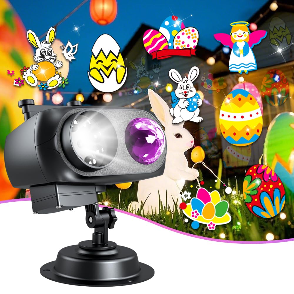 Christmas Projector Lights Outdoor,Holiday Lamp,Halloween Christmas Outdoor,St. Patrick'S Day Decoration,Eid Mubarak Kareem Fest