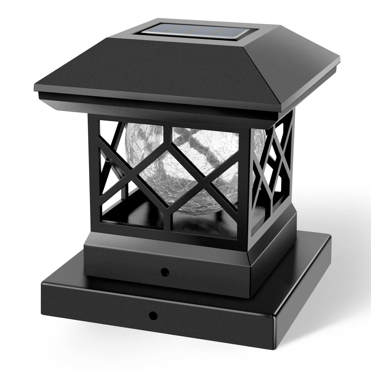Twinsluxes Solar Post Cap Lights - Waterproof Led For 3.5X3.5/4X4/5X