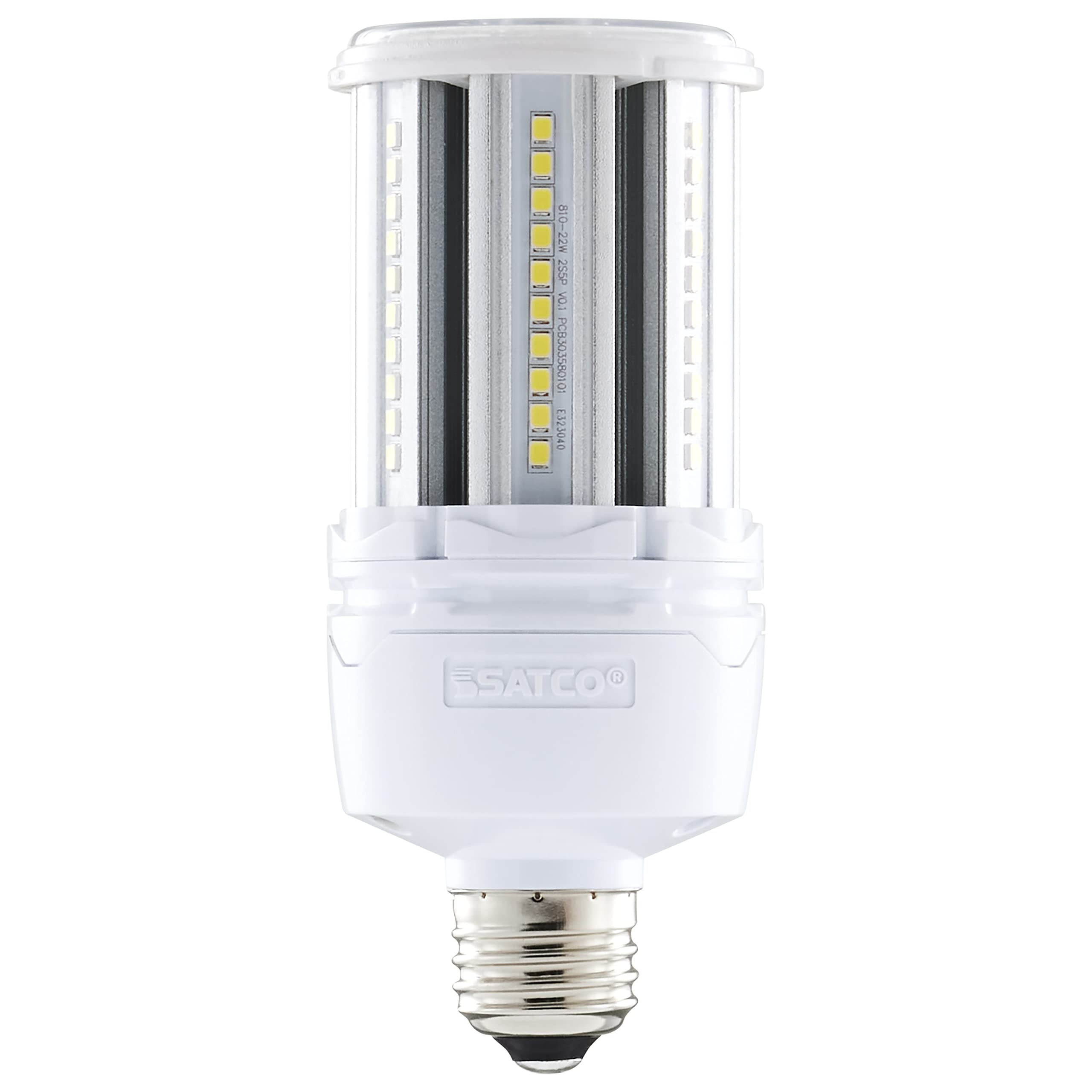 Satco 22W Led Hid Replacement 80 Cri 5000K Medium Base Economy Hi-Pro 100V-277V