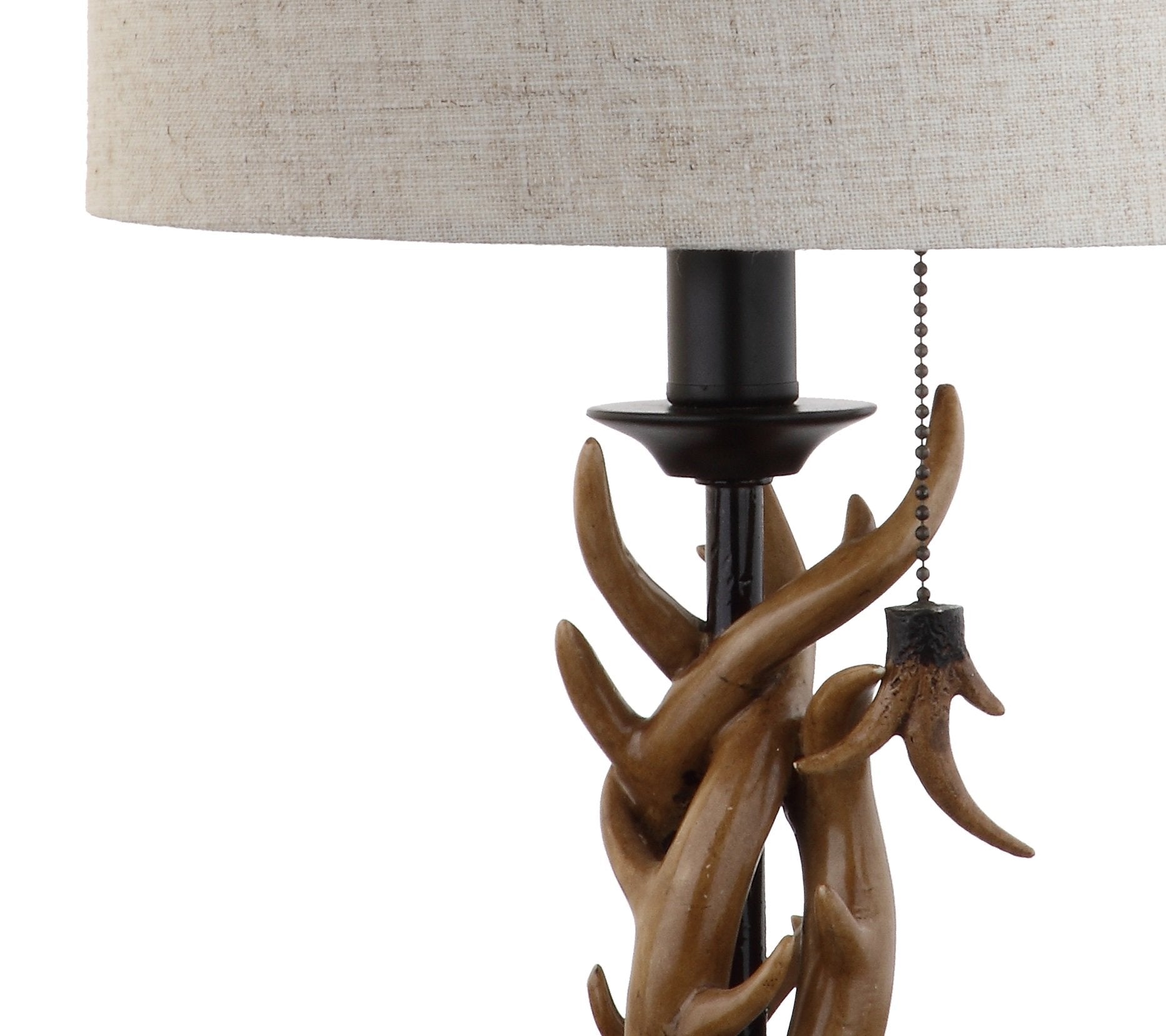 JONATHAN Y Mini LED Table Lamp, Resin, 20.5in, Farmhouse Style, Brown, Model JYL1031A