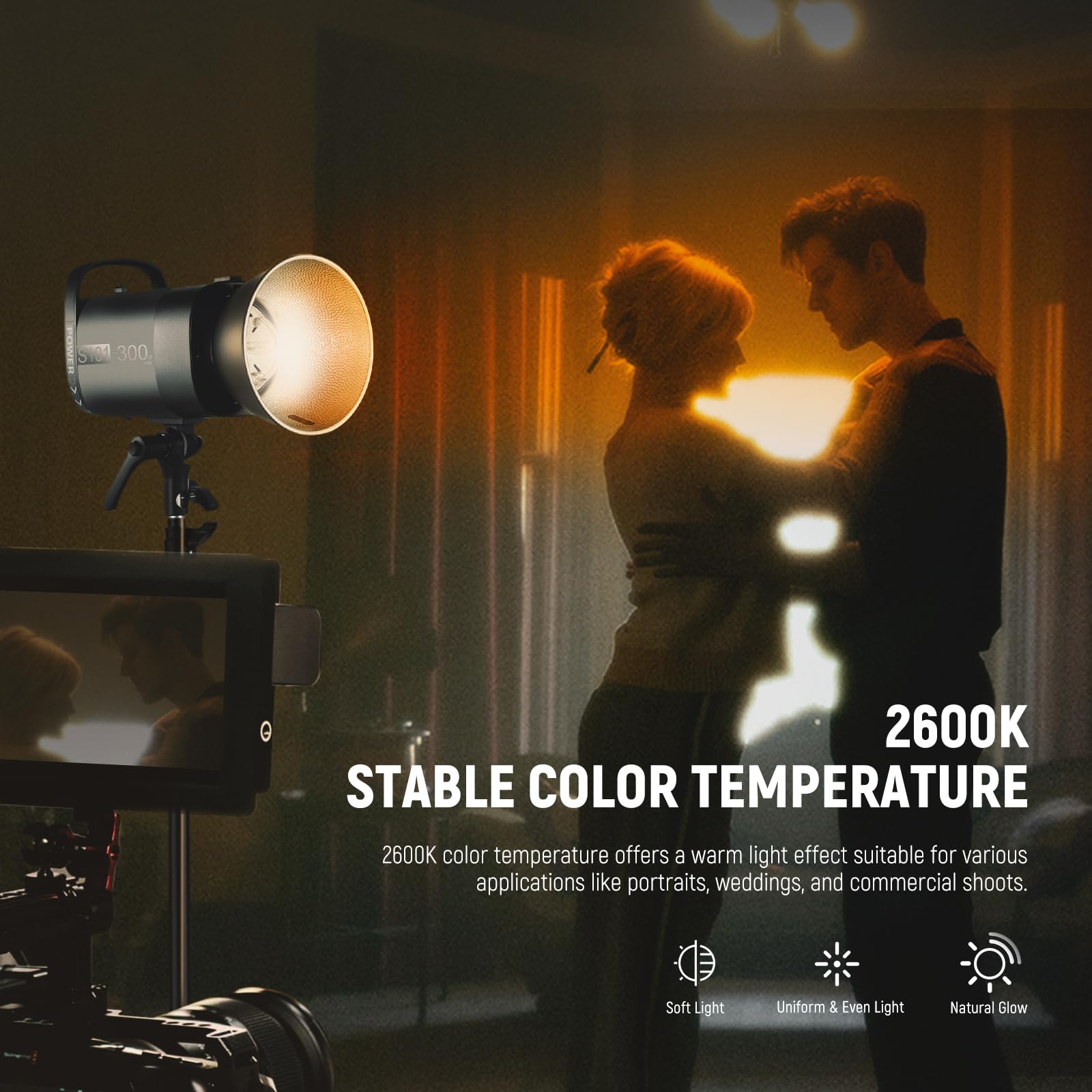 Neewer 120V 150W Modeling Lamp, 2600K Halogen Modeling Light Bulb With Heatproof Porcelain E26 Base, 1710Lux/1M Max Illuminance,