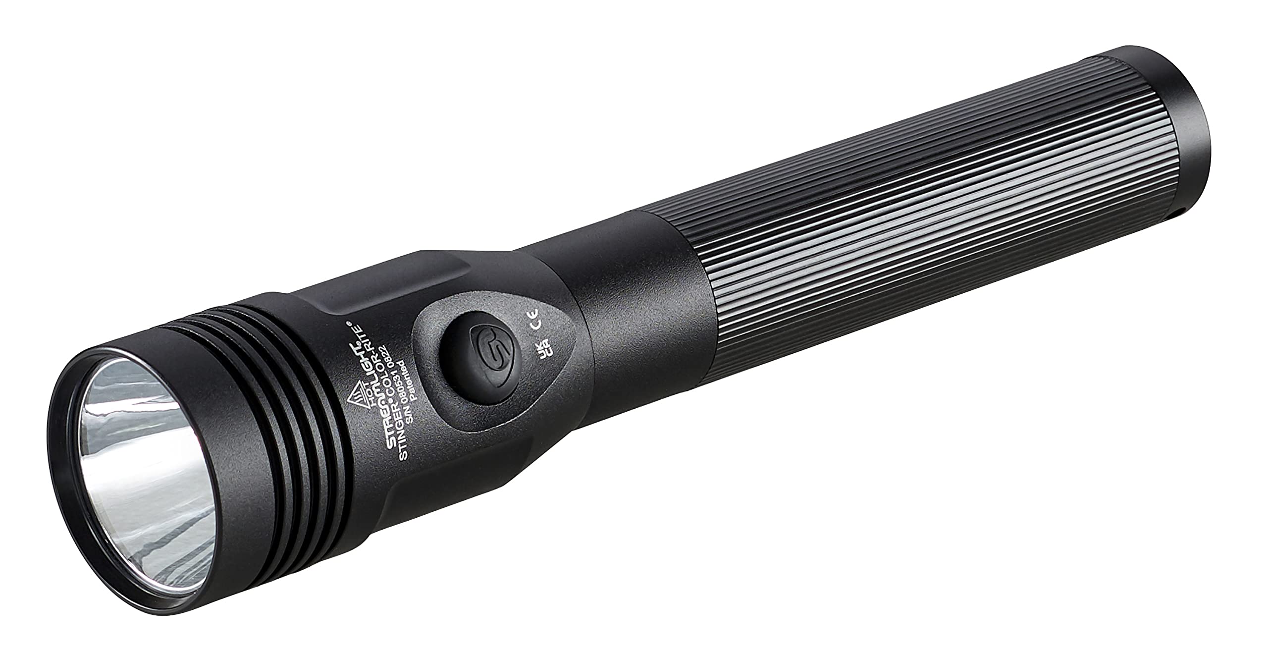 Streamlight 75499 Stinger 500-Lumen Color-Rite Rechargeable Flashlight with 120V/12V DC Charger, Black