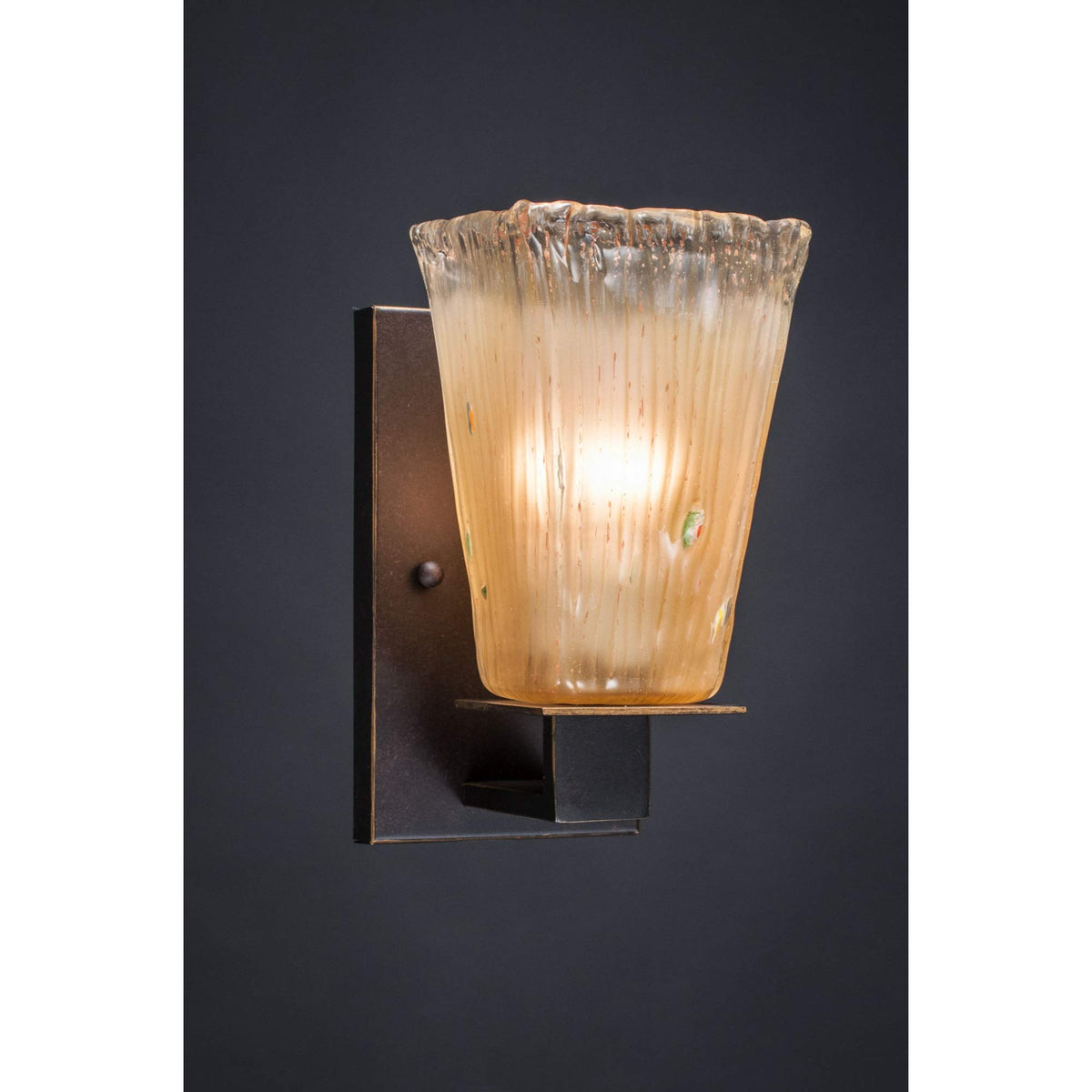 Apollo 1 Light Wall Sconce In Dark Granite (581-Dg-630)