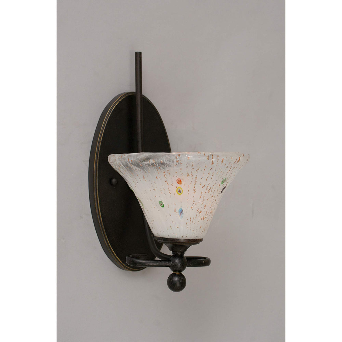 Capri 1 Light Wall Sconce In Dark Granite (591-Dg-751)