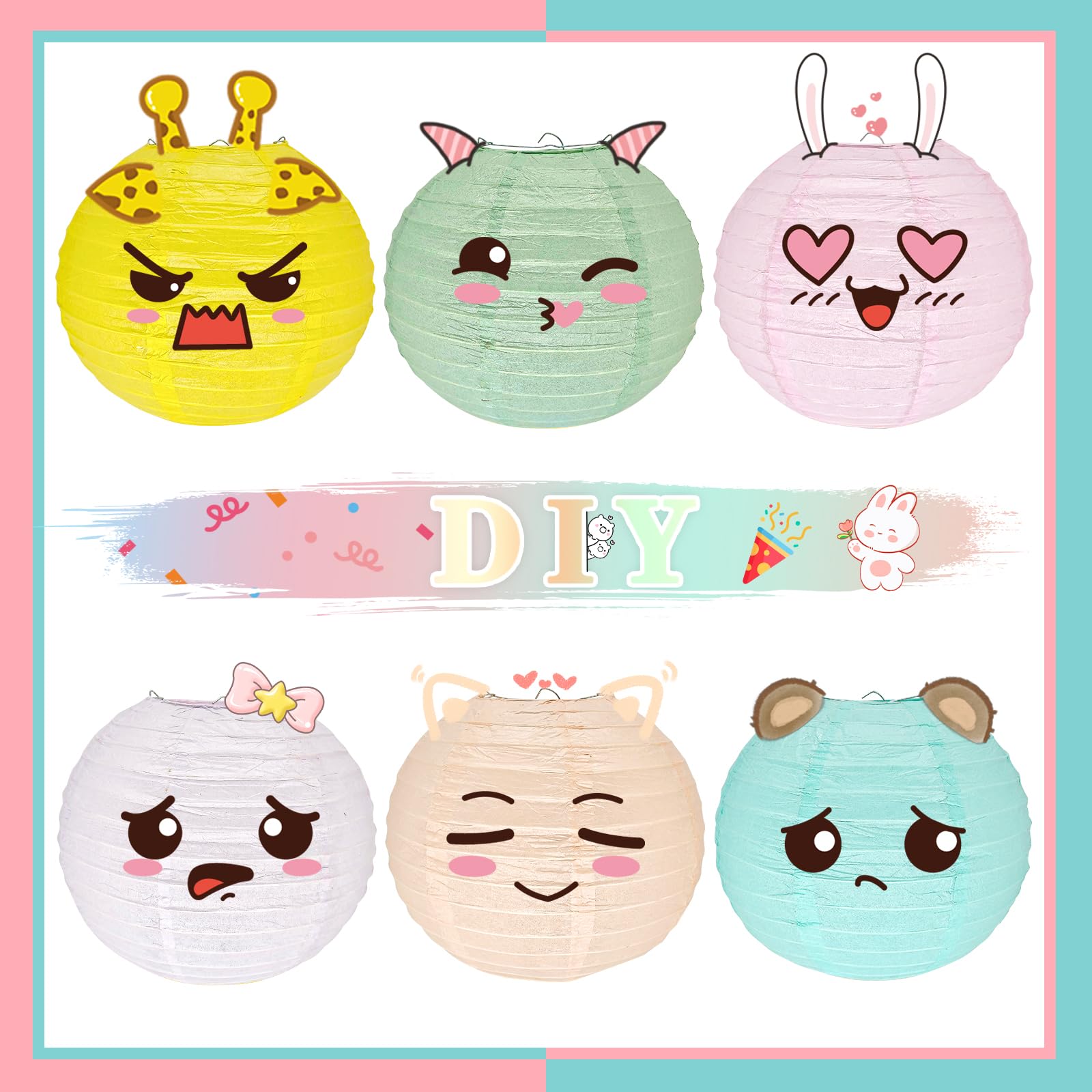 12Pcs 12'' Colorful Pastel Paper Lanterns For Spring, Classroom, Children'S Room, Mother'S Day, Baby Shower, Wedding, Birthday P