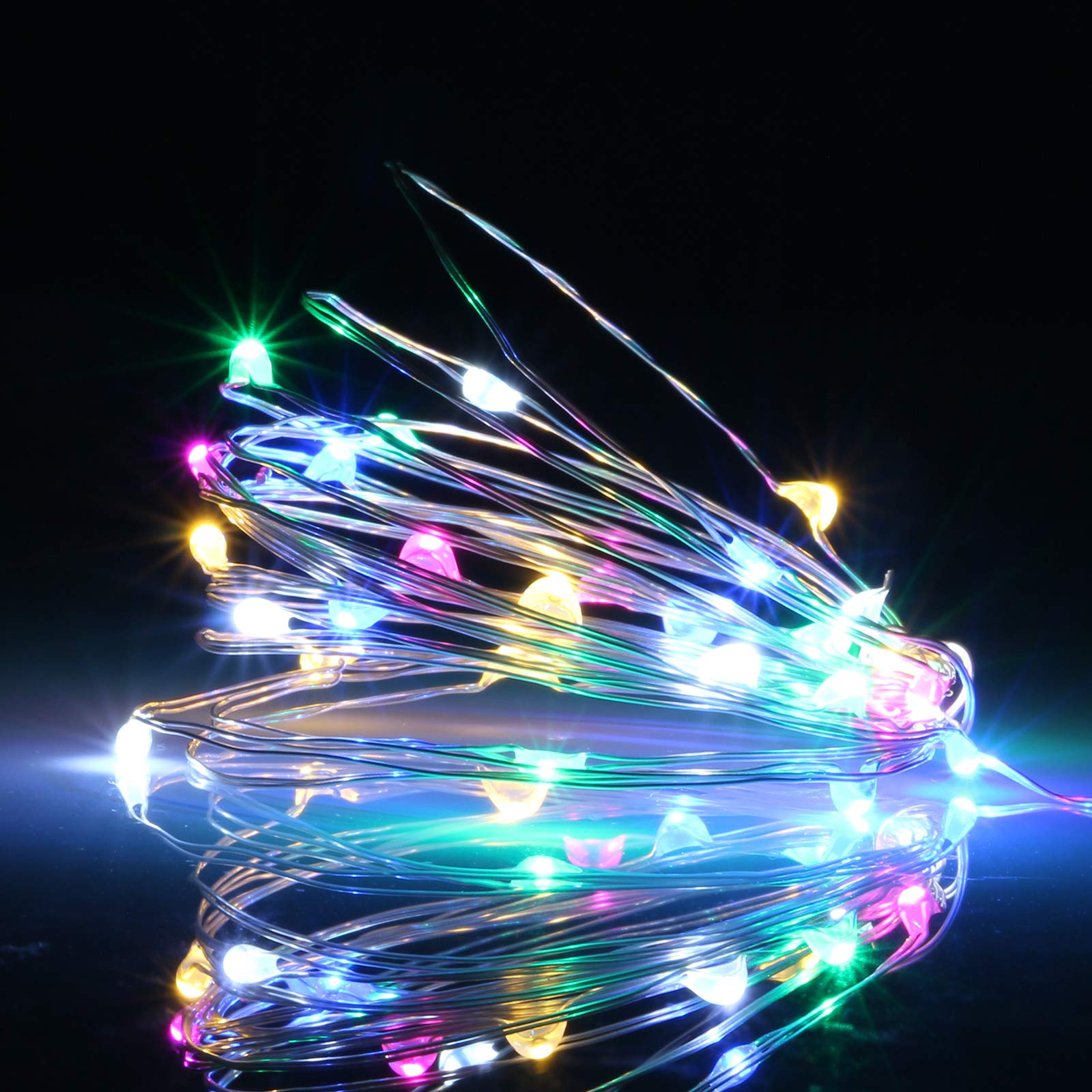 XINKAITE Waterproof LED String Lights - Fairy Starry Lights for Indoor & Outdoor DIY Decoration, Home Parties, Christmas Holiday