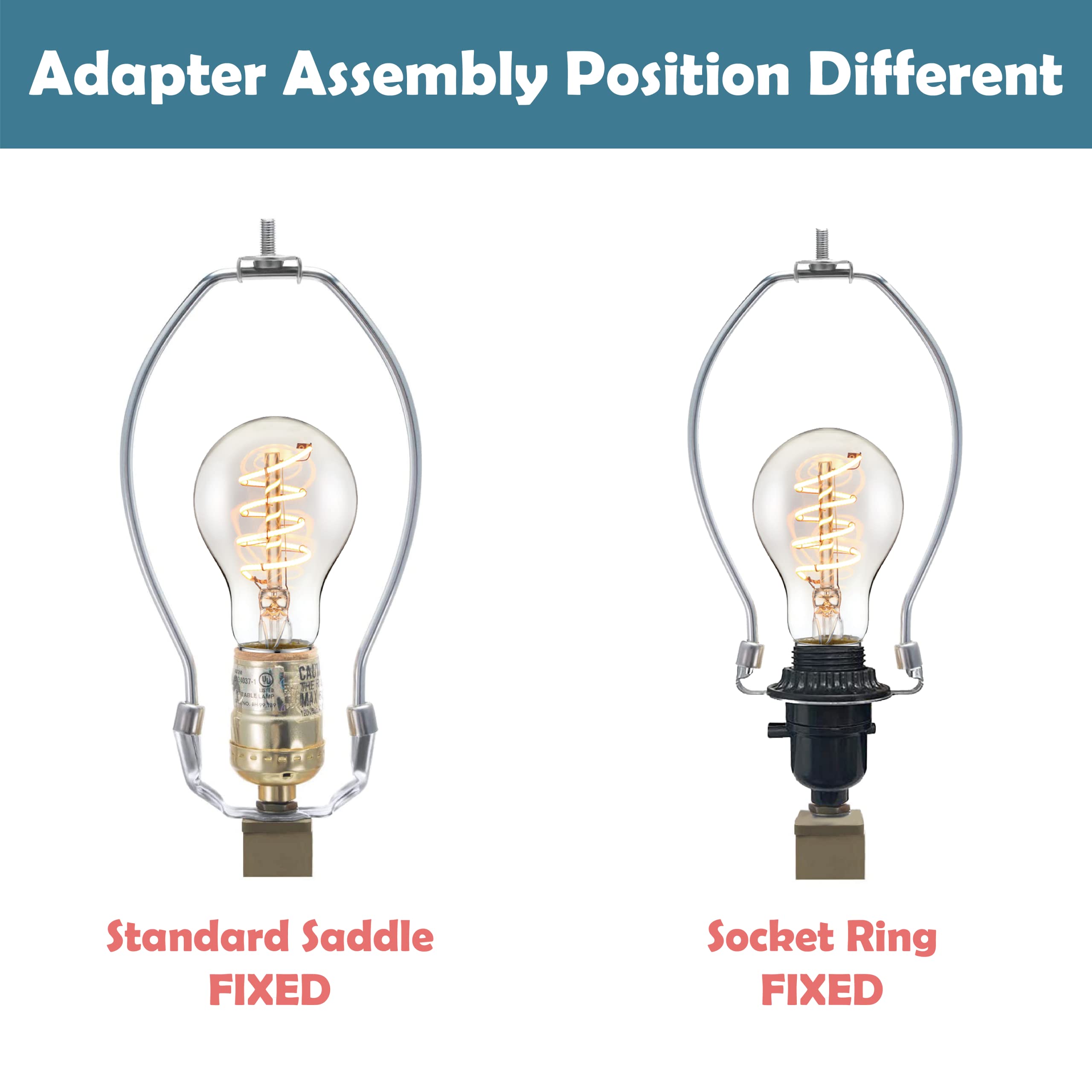 Aspen Creative 20003-1 9'' Lamp Harp With Saddle In Polished Brass Finish