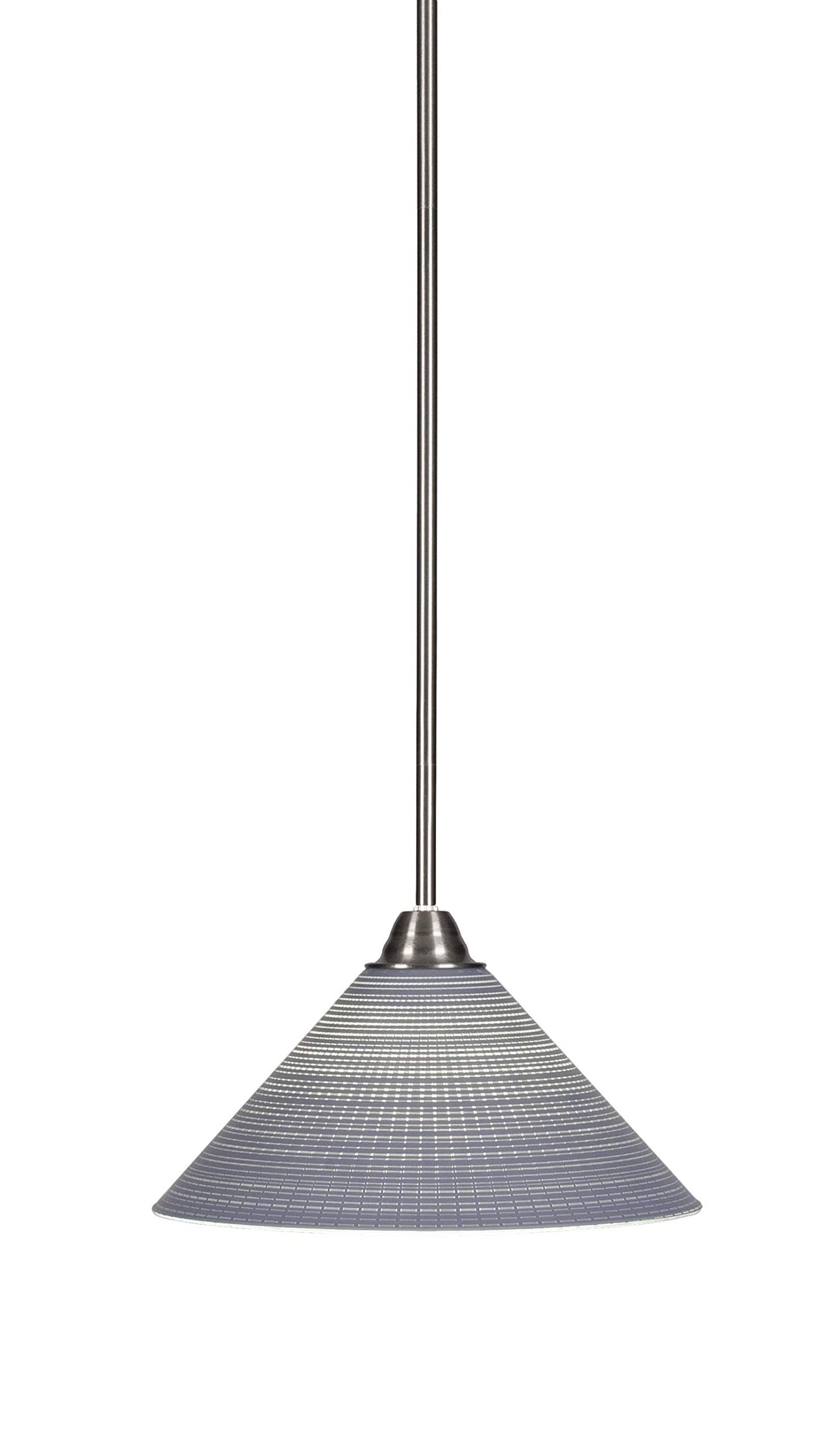 Toltec Lighting Paramount 1 Light Pendant in Brushed Nickel (3401-BN-4002)