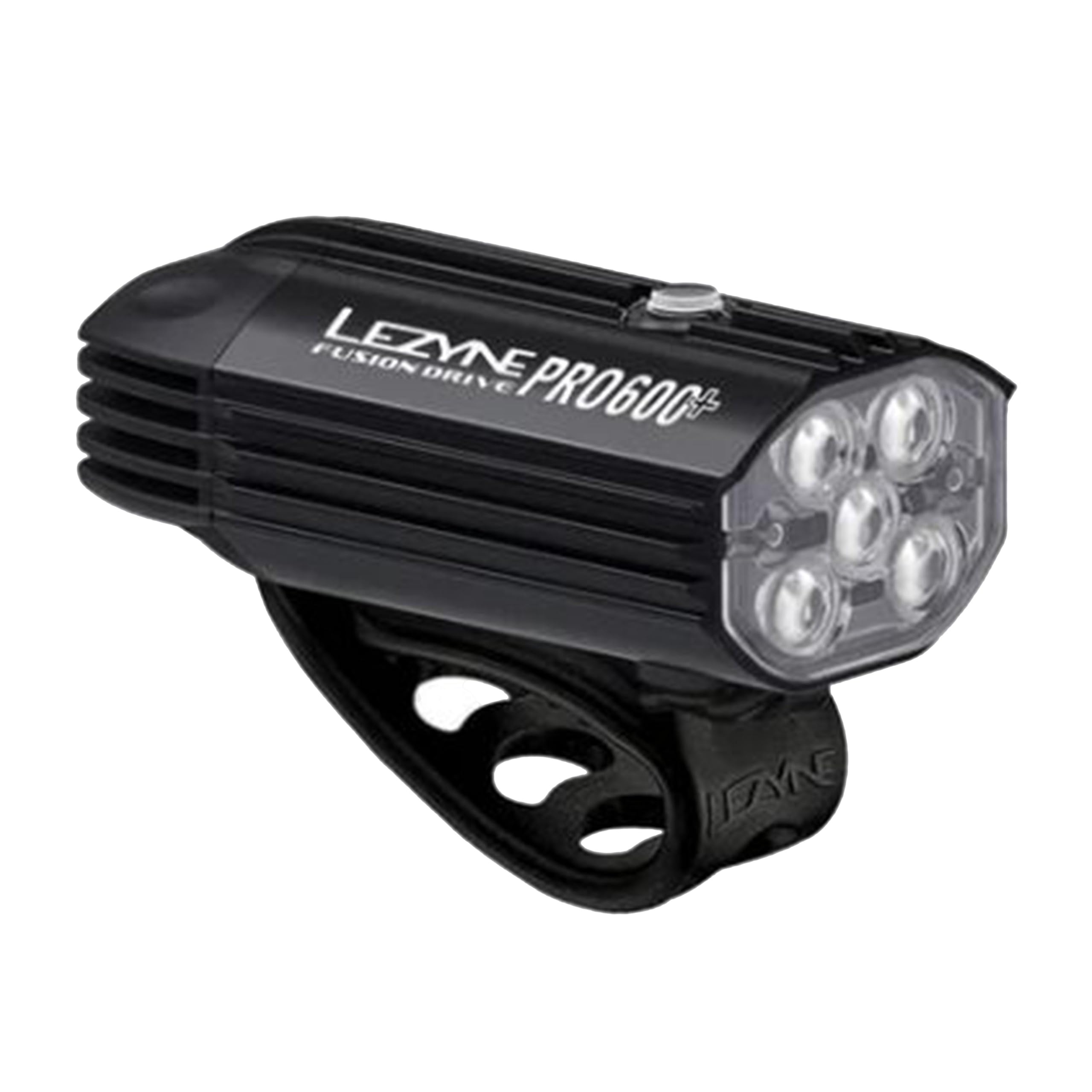 LEZYNE Fusion Drive Pro 600+ Front Bicycle Light - Durable Aluminum IPX7 Waterproof USB-C Rechargeable LED Bike Headlight with 3