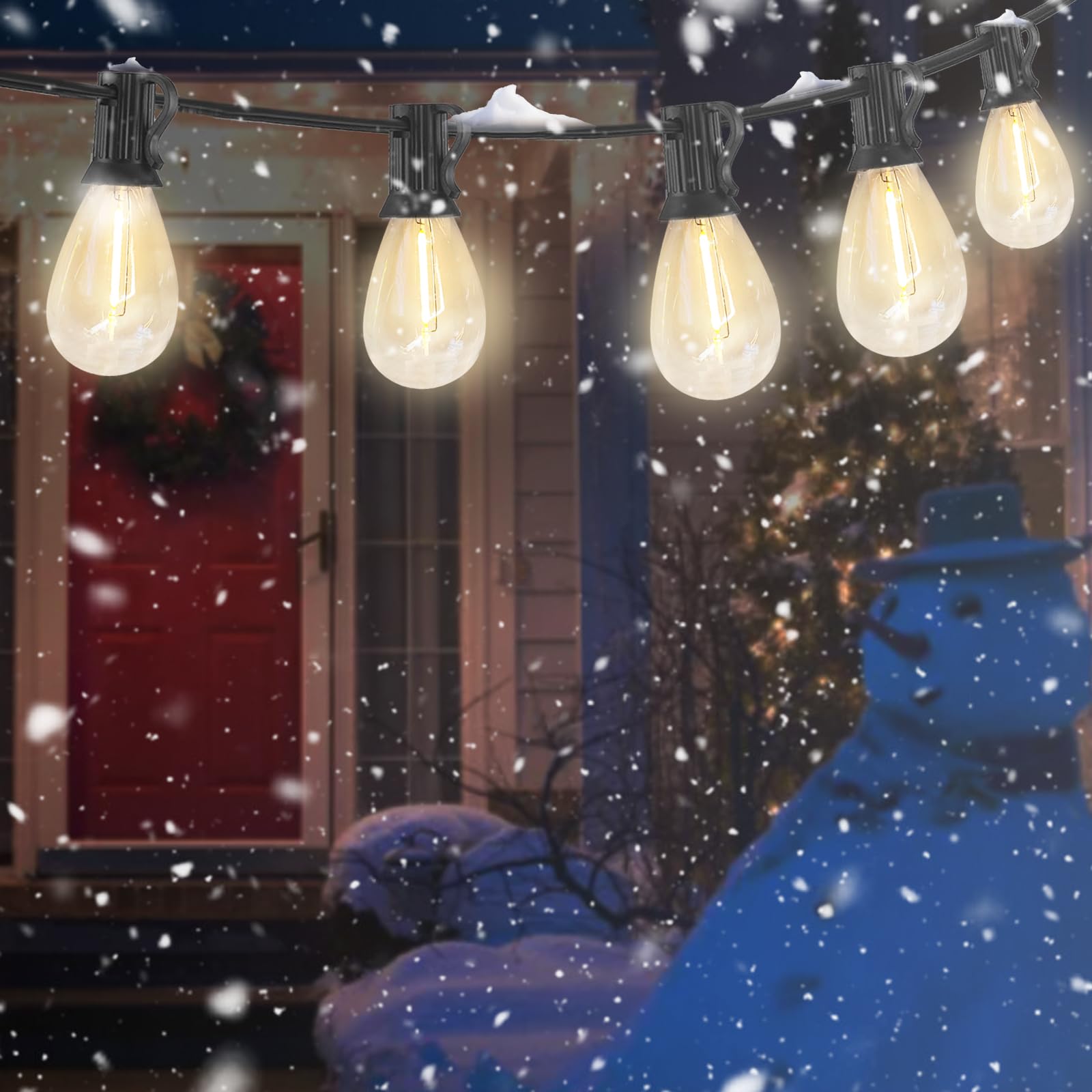 Chyparty 15 Pack S11 Led Replacement Bulbs For Outdoor String Lights, E12 Candelabra Base Patio Light Bulbs Waterproof Shatterpr