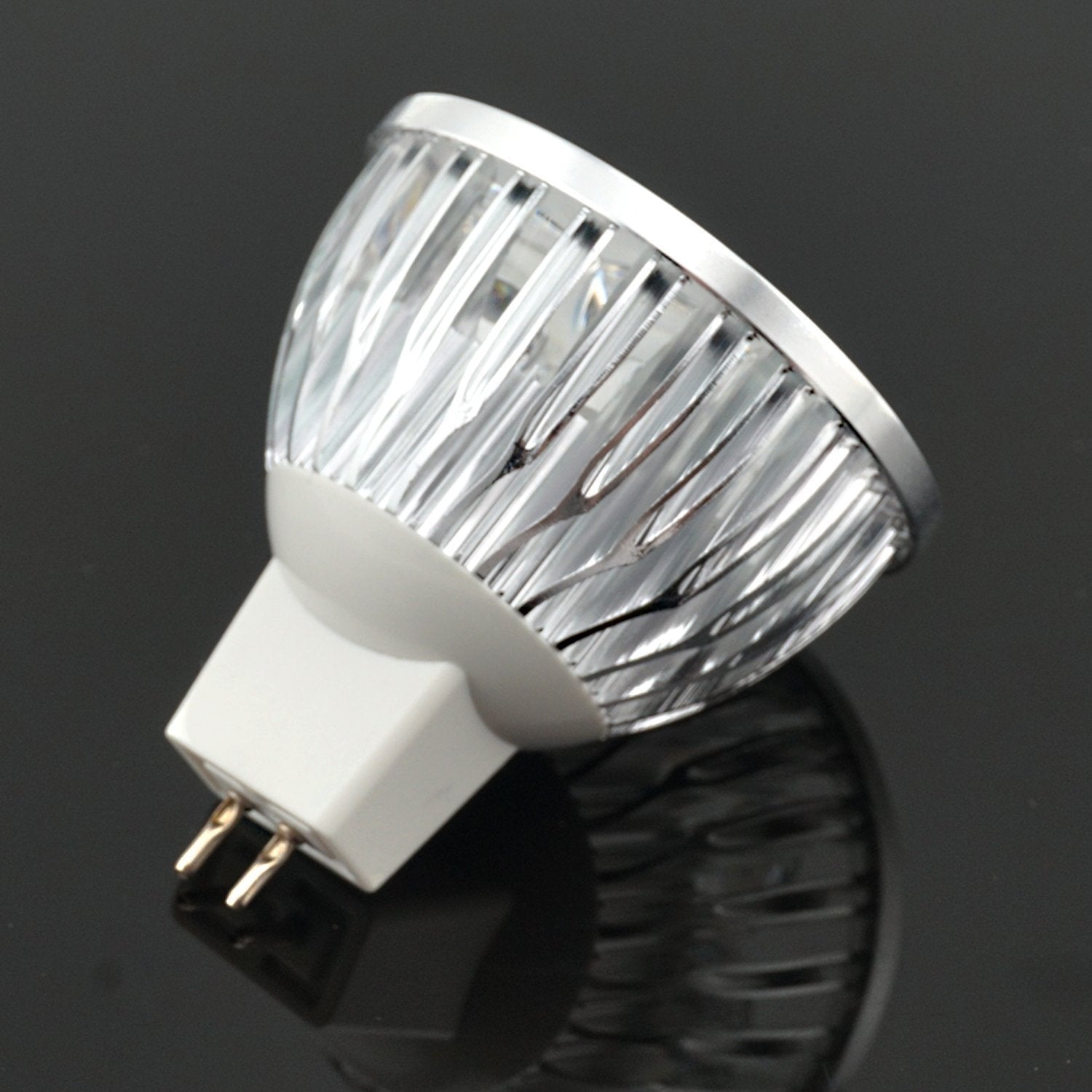 CTKcom MR16 LED Bulbs, 5W Spotlight, 6000K Cool White, 400LM, 4 Count, G5.3 Base, Equivalent to 50W Hal