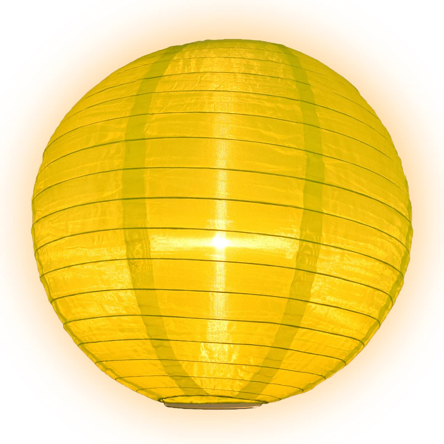 Paperlanternstore.Com 14 Inch Apple Green Nylon Lantern