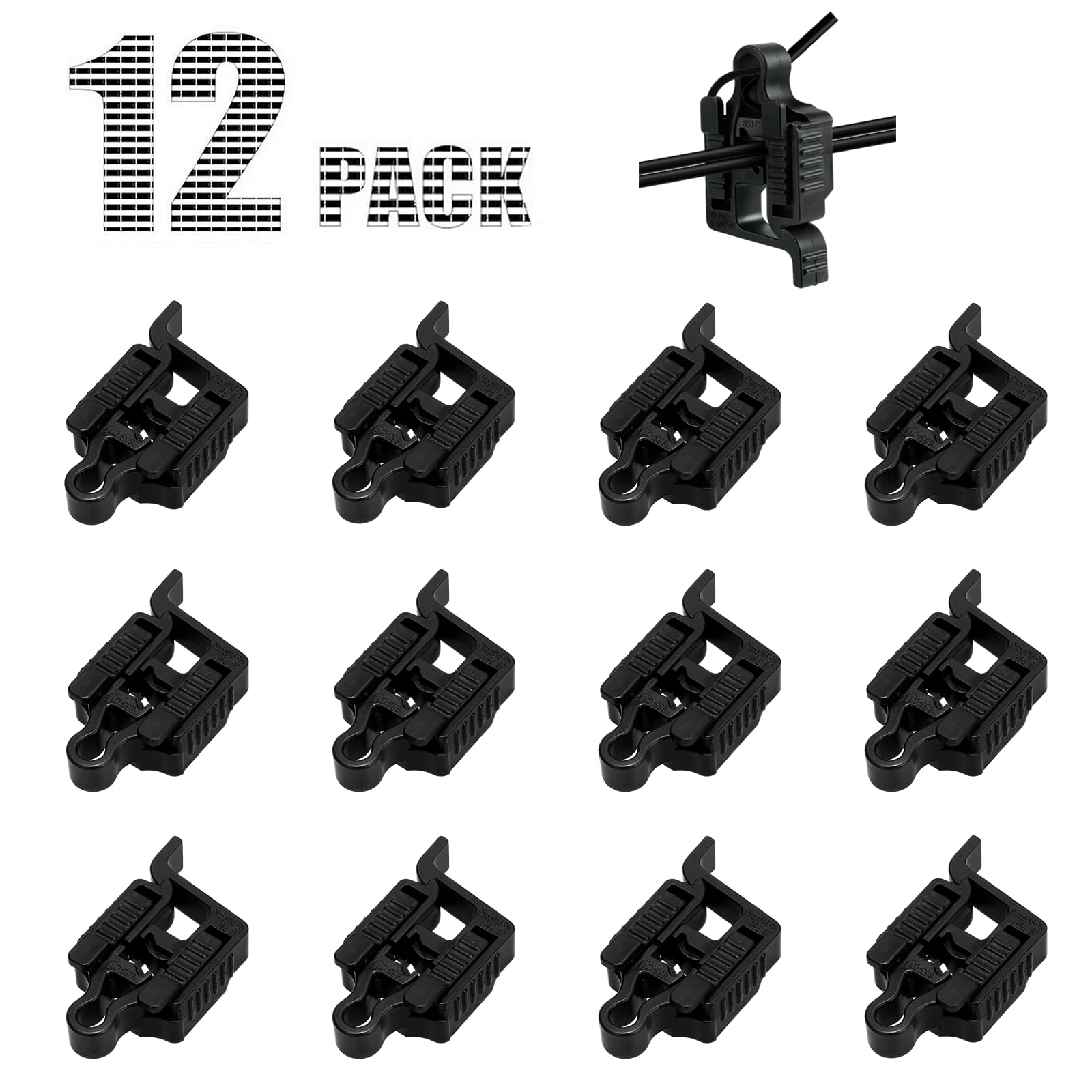 Gardencoin Low Voltage Wire Connector For Landscape Lighting  Waterproof Cable Connectors Compatible With 10/12/14/16/18 Gauge Cables For Pathway Light  Spotlight  In-Ground Light  Ul Listed(12 Pack)