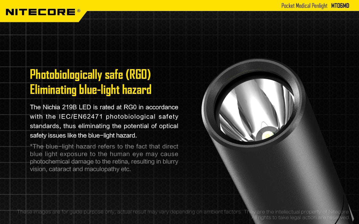 Nitecore MT06MD Penlight Flashlight, 180 Lumen, Pocket Size, Aluminum, Black, with 2X AAA Batteries