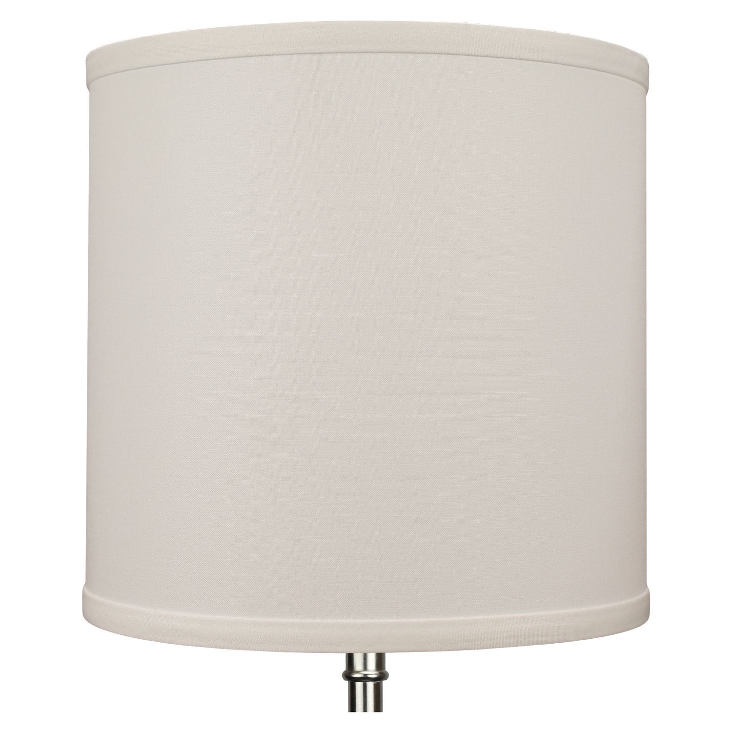 Fenchelshades.Com 10'' Top Diameter X 10'' Bottom Diameter 10'' Height Fabric Drum Lampshade Spider Attachment (Linen Cream)