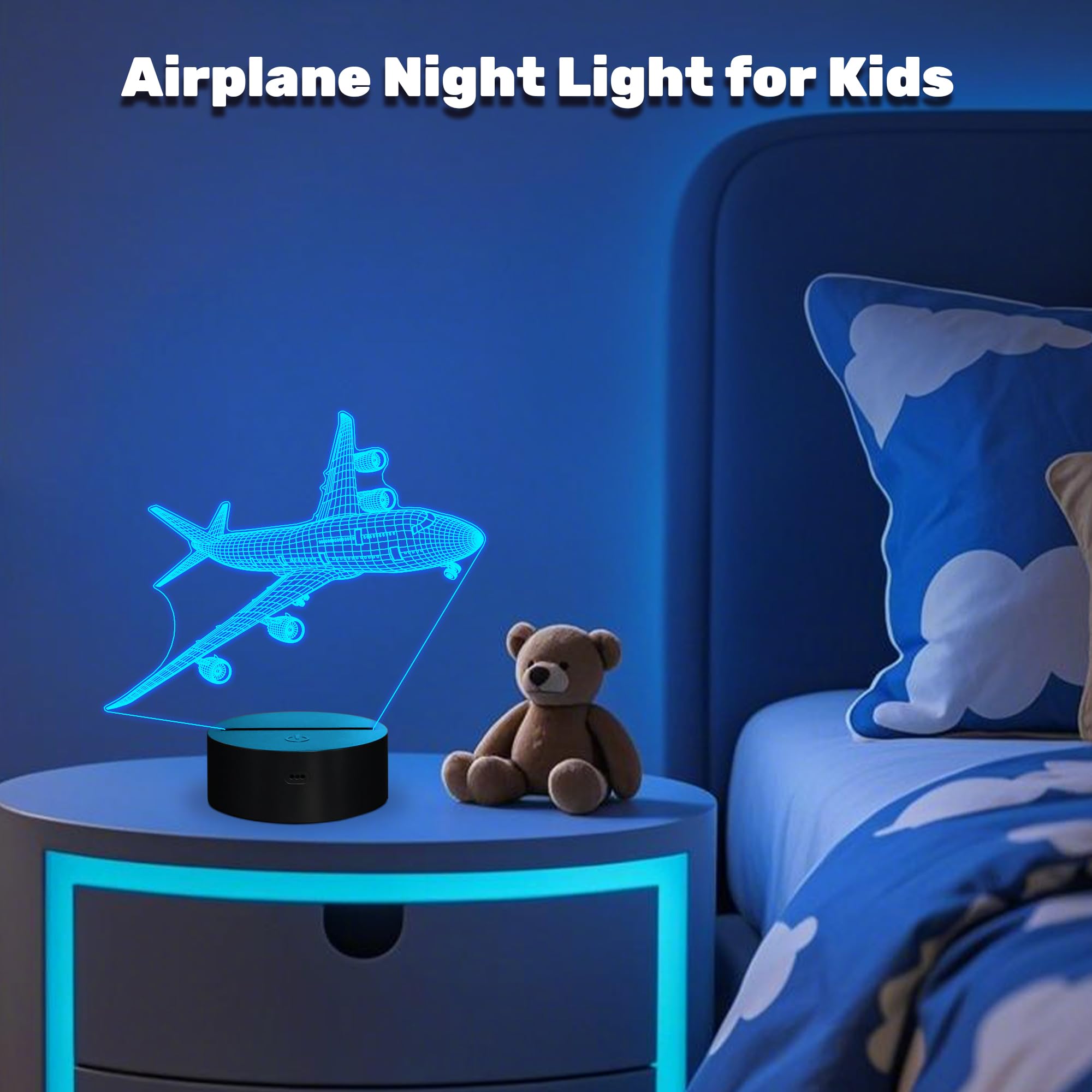 Anywin Air  Lamp with Remote Control, 16 Colors, Dimmable, Model AW-Air , Color: Air  2