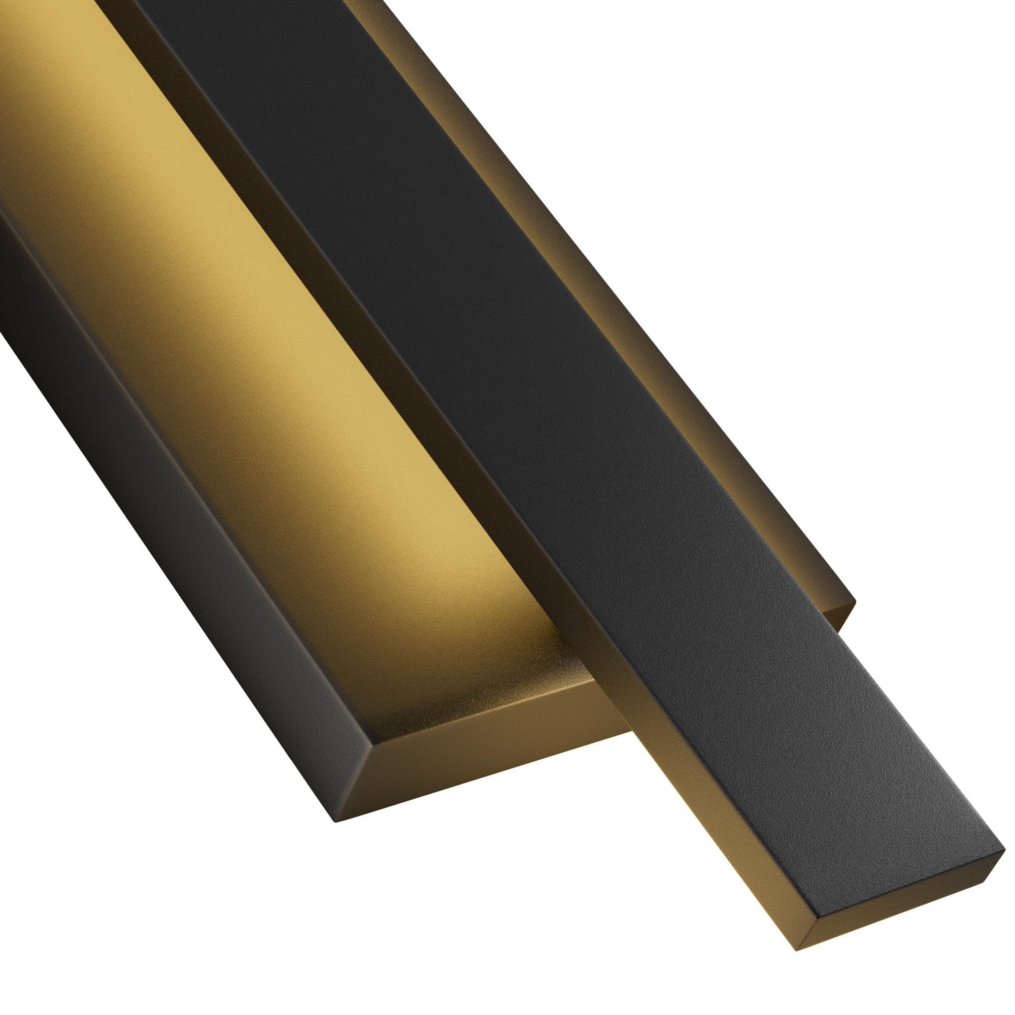 Lamqee 23 Inch Aluminum Long Outdoor Wall Lights  3000K 1200Lm 24W Led Modern Exterior Lighting Fixtures  Ip65 Waterproof Matte Black Linear Outside Sconce Wall Mount For House Porch Patio Garage Door