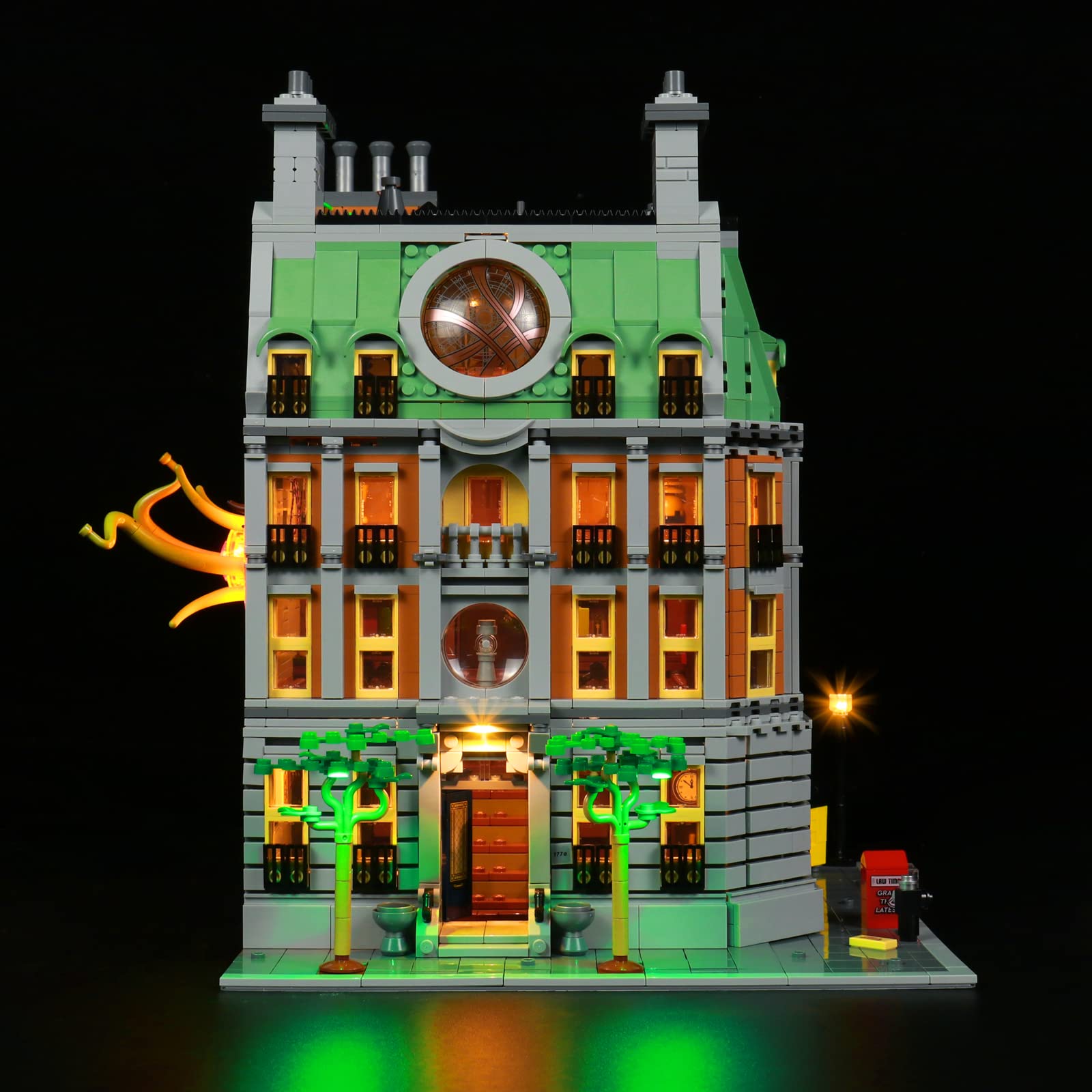 BrickBling Light Kit Compatible with Lego 76218 Sanctum Sanctorum, Well Hidden Lighting Compatible with Lego 76218, No Model