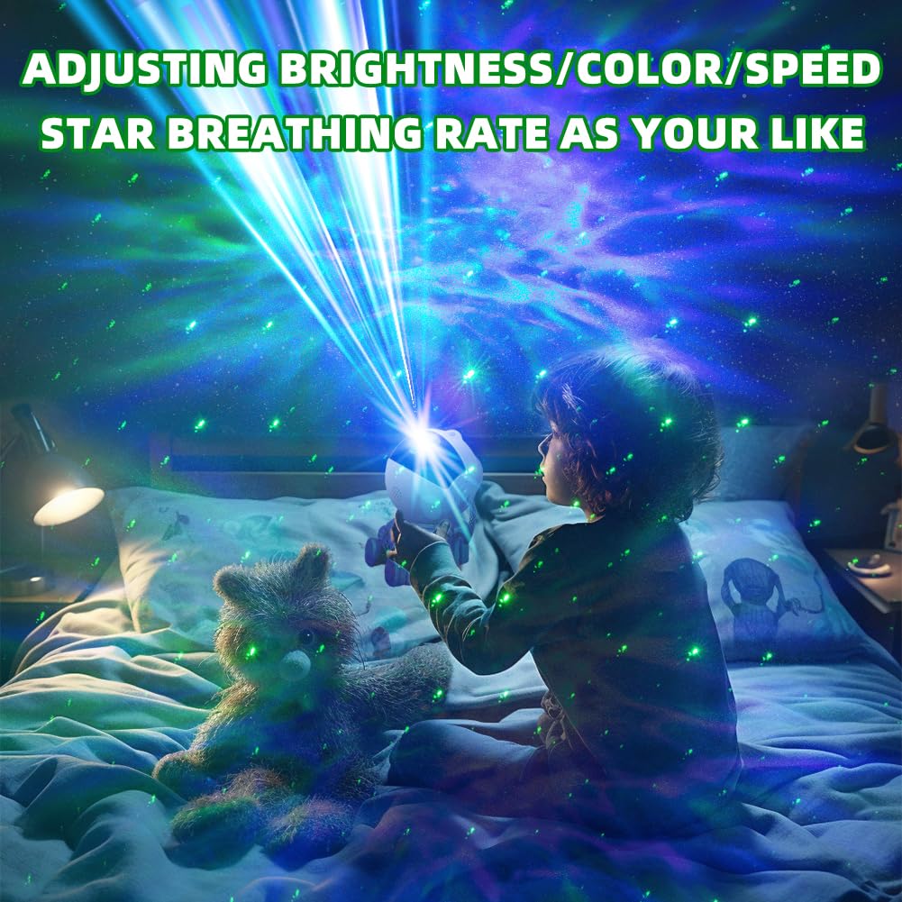 Astronaut Galaxy Projector Star Projector Galaxy Night Light Space Buddy Projector With Nebula And Remote Control For Bedroom Be