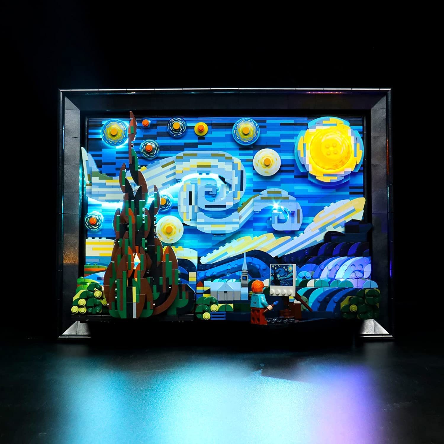 Brickbling Led Lights Compatible With Lego Starry Night, Light Kit Compatible With Lego Van Gogh Compatible With Lego 21333-Classic Version (Lights Only, No Model)