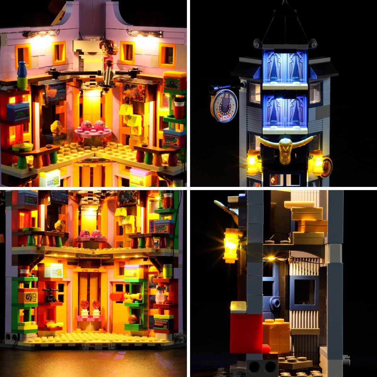 LIGHTAILING LED Lighting Kit for Lego 76422 Diagon Alley Weasleys Wizard Wheezes - Orange