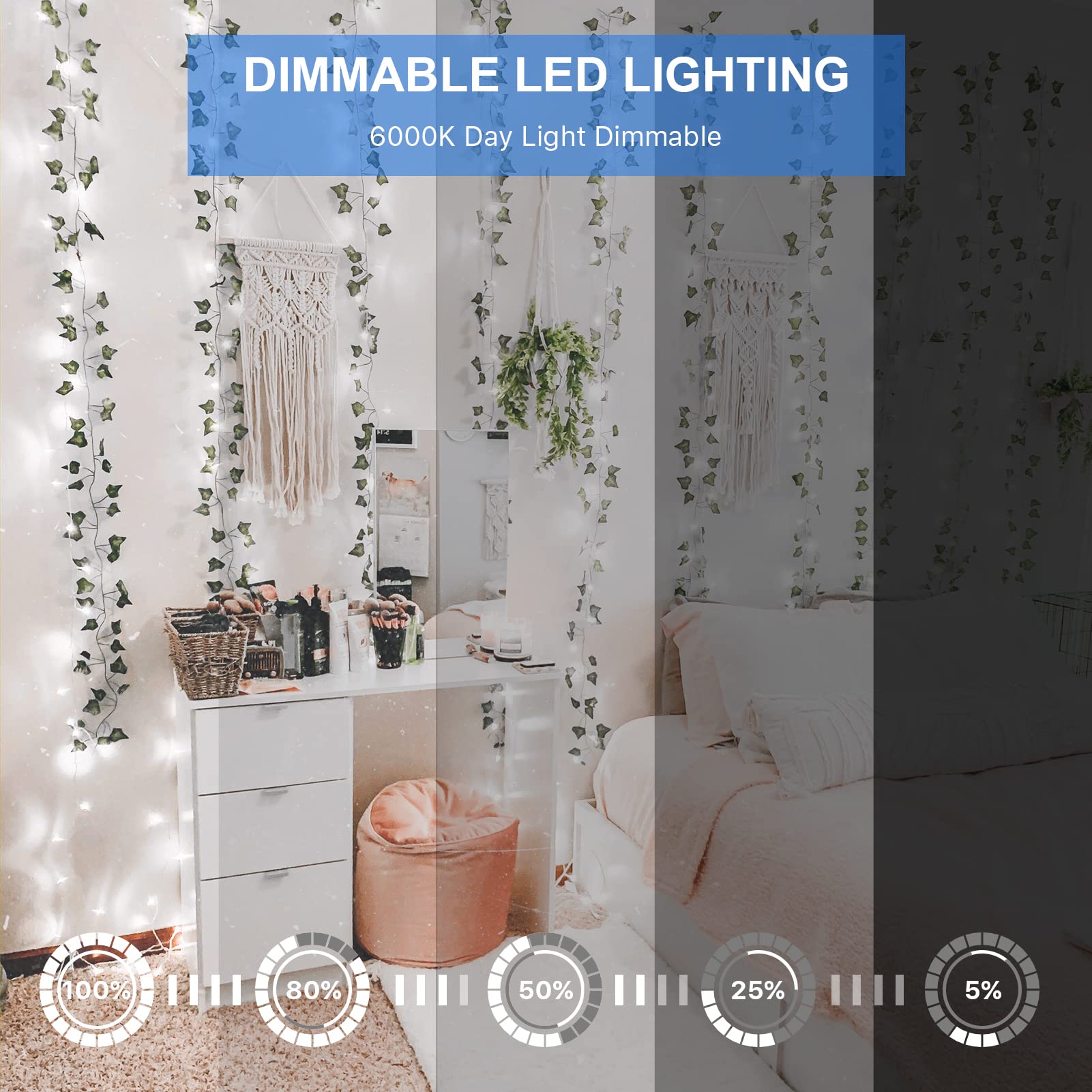 Letaclanic G4 LED Bulbs 6000K Day Light Dimmable, 3W (30W Equivalent), 10-Pack Bi-pin Silicone