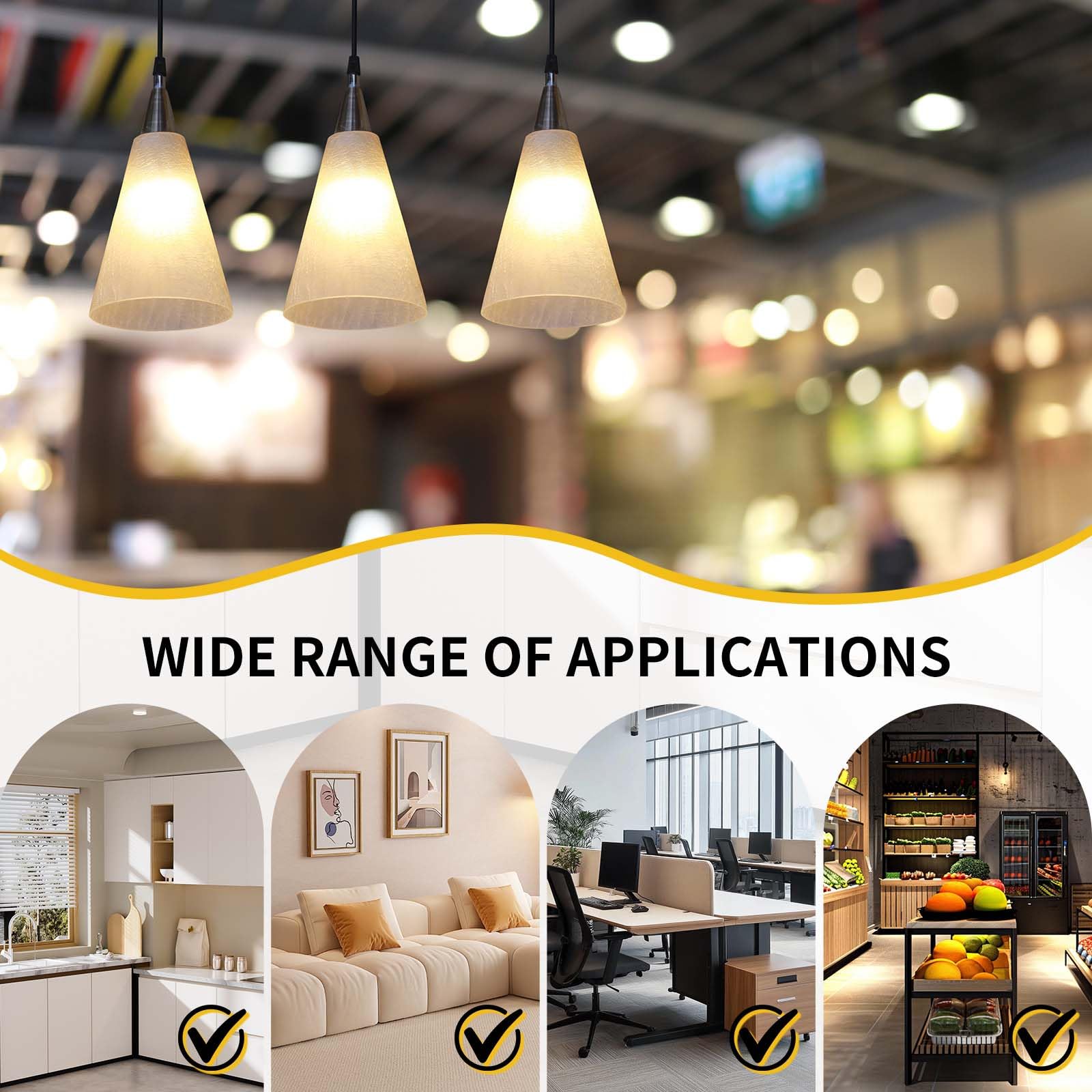 Kittmip 2 Pcs 13W T3 Gu24 Cfl Led Light Bulbs 2 Prong Base 3500K 900Lm 120V 60Hz Warm White Fluorescent Light Spiral Compact Flu