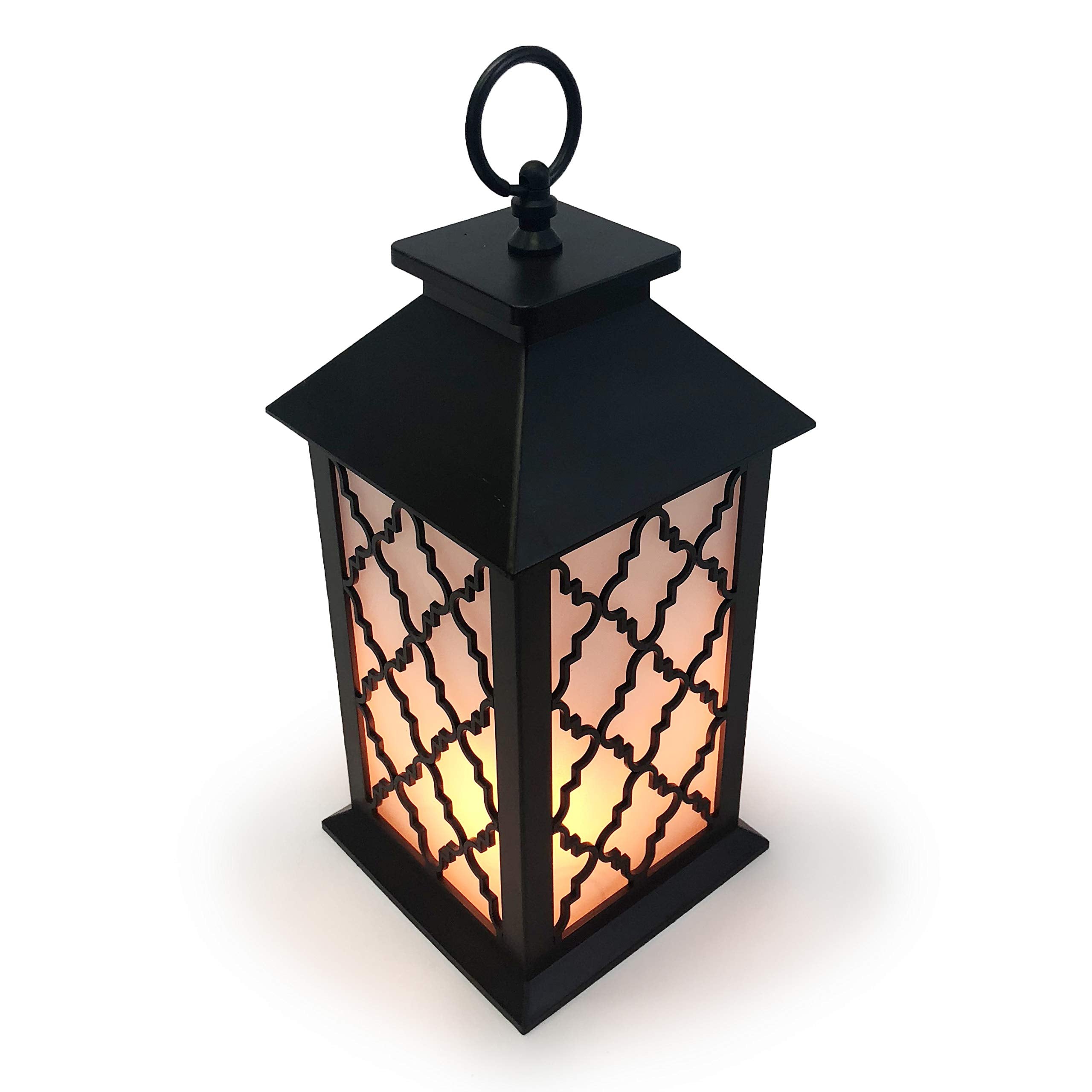 Allgala 12'' Led Flame Effect Lantern Lamp