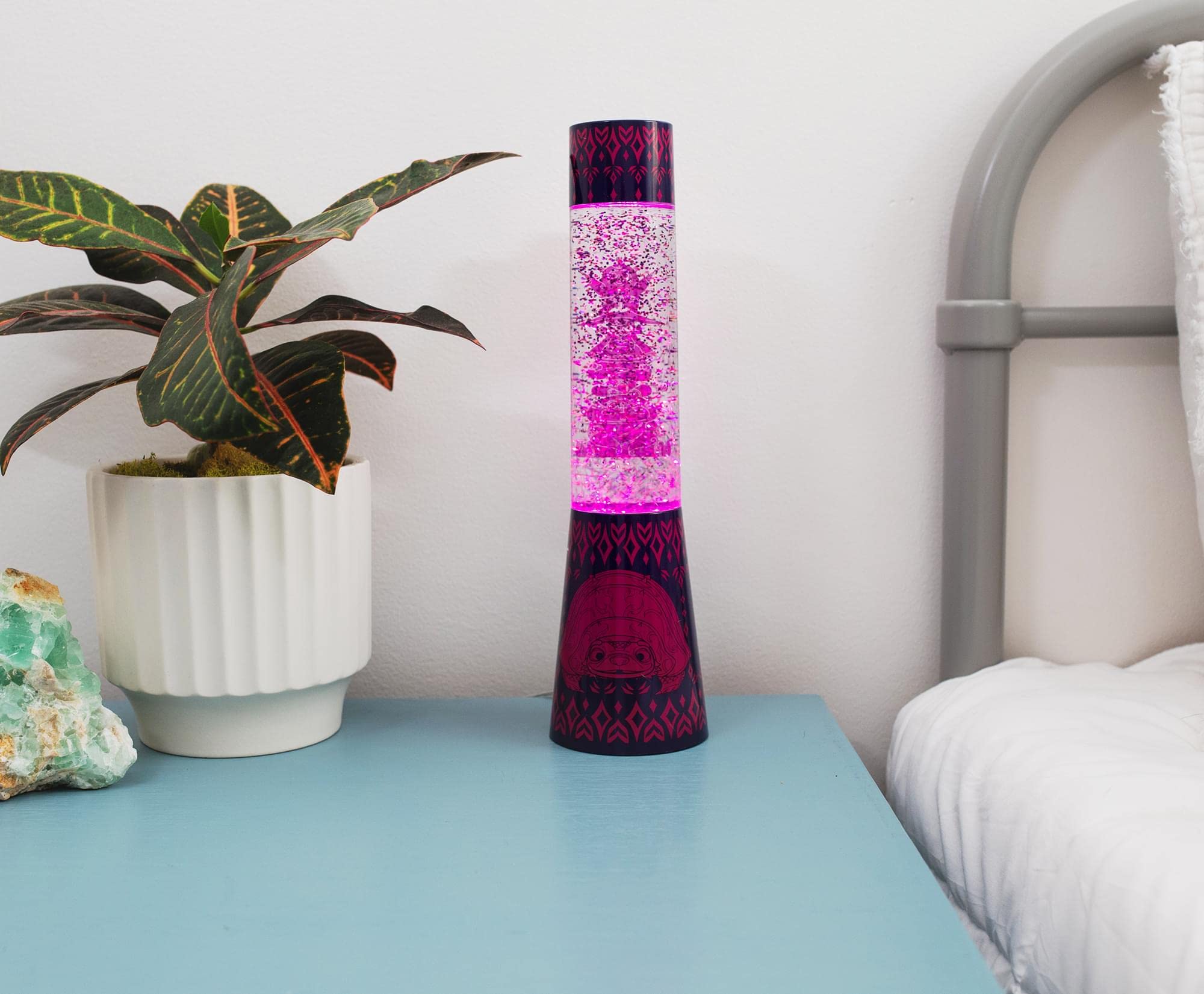 Disney Mood Light Table Lamp - 13-Inch LED Nightstand Lamp in Raya and the Last Dragon Ongi, Metal, Model 16896