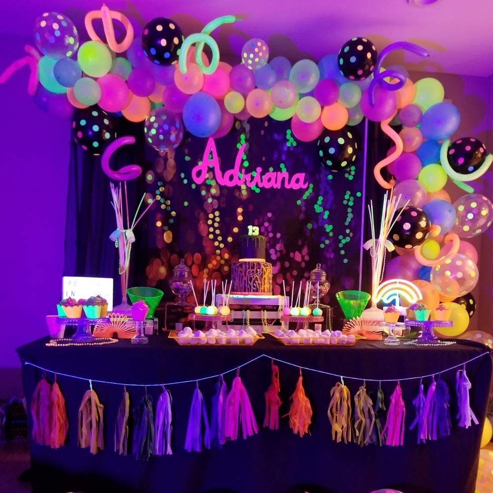 Marreal Battery Operated Led Black Lights, 6.6Ft 120 Led Black Light Strips, Battery Uv Led Strip For Glow Party, Halloween, Glass, Poster, Painting, Battery Not Included.