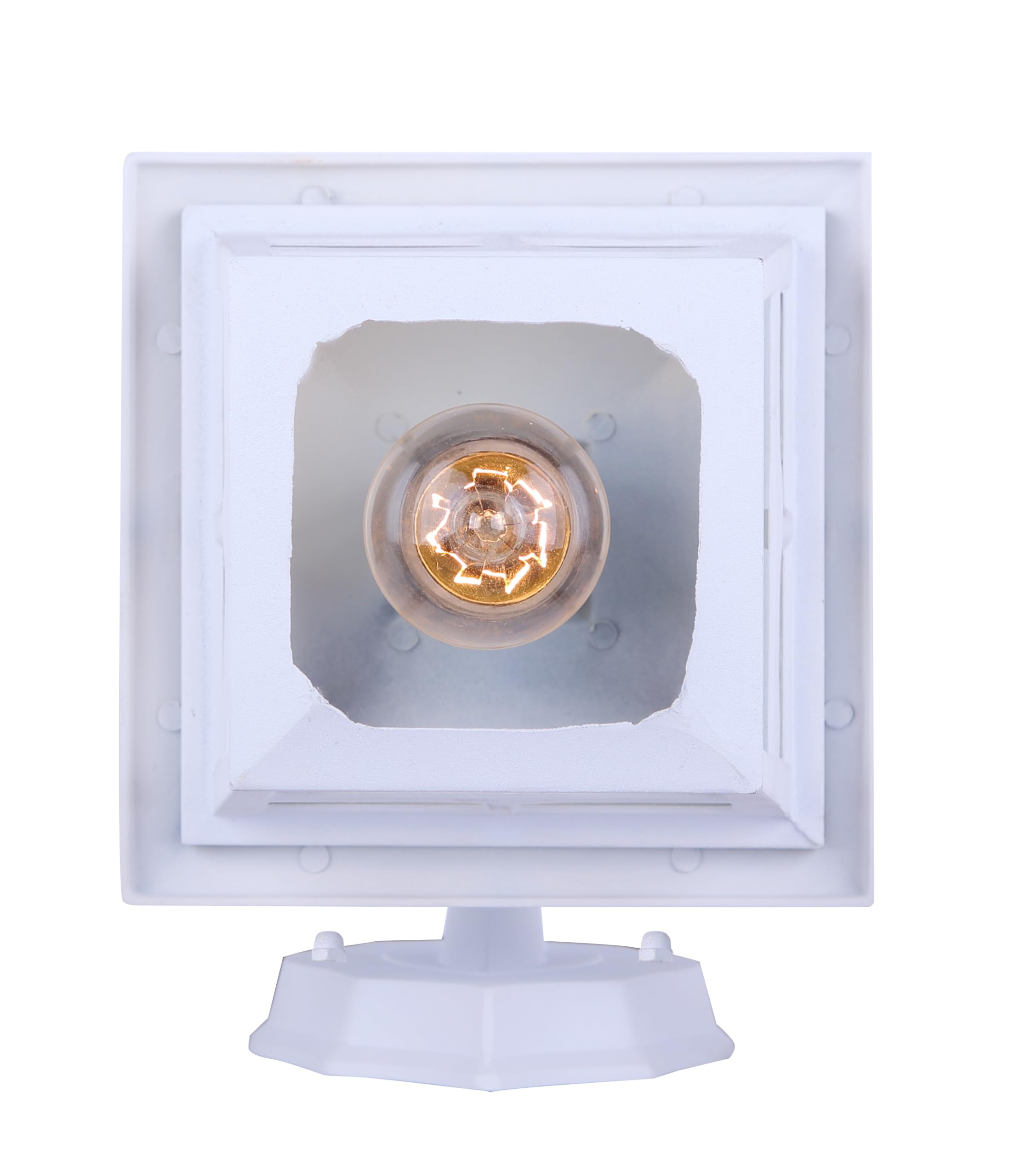 Canarm IOL183TWH-C Outdoor Lantern Twin Pack, White, Glass Material