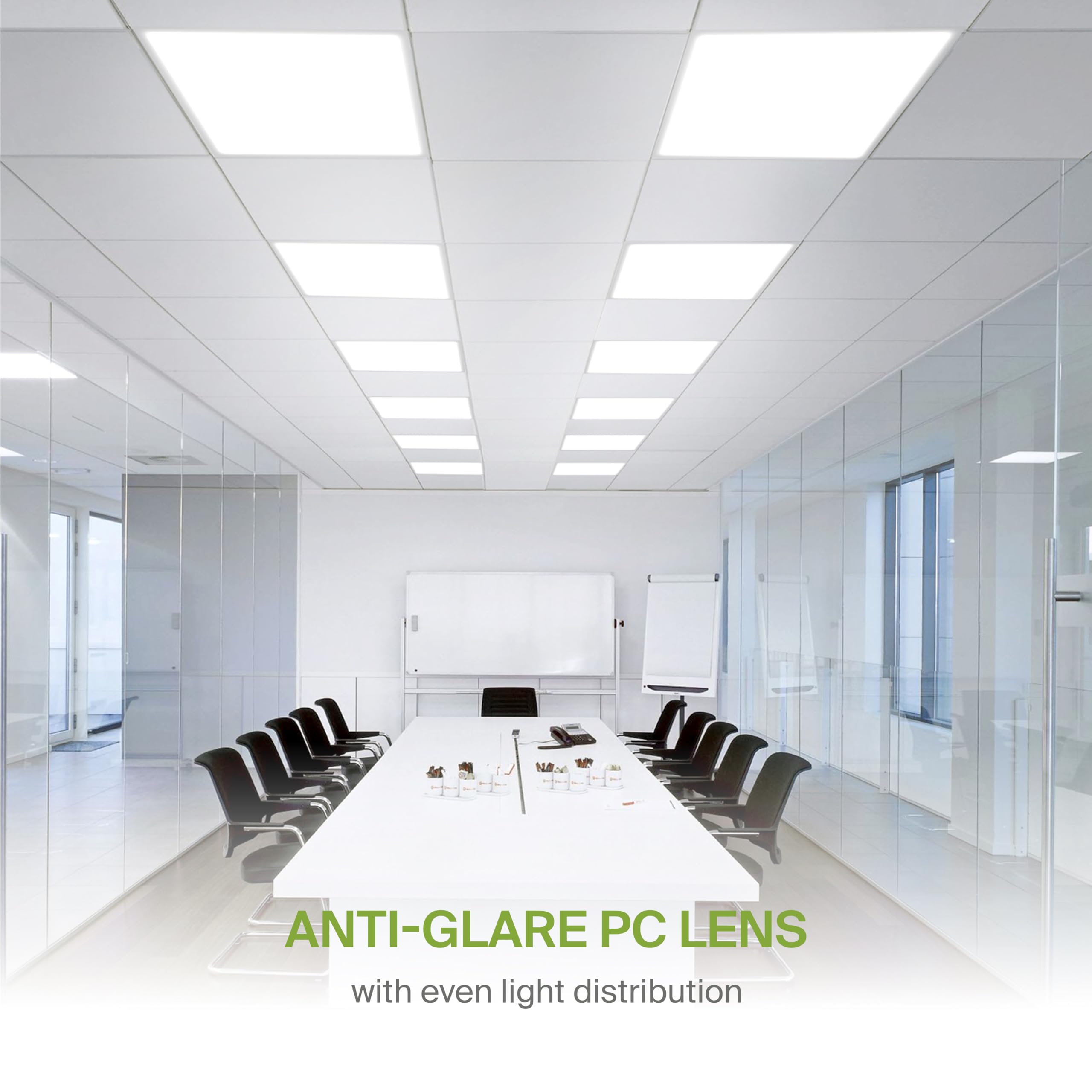 ASD 2x2 LED Flat Panel Light, 20/25/30W, Dimmable, 3761LM, 3500K/4000K/5000K Select