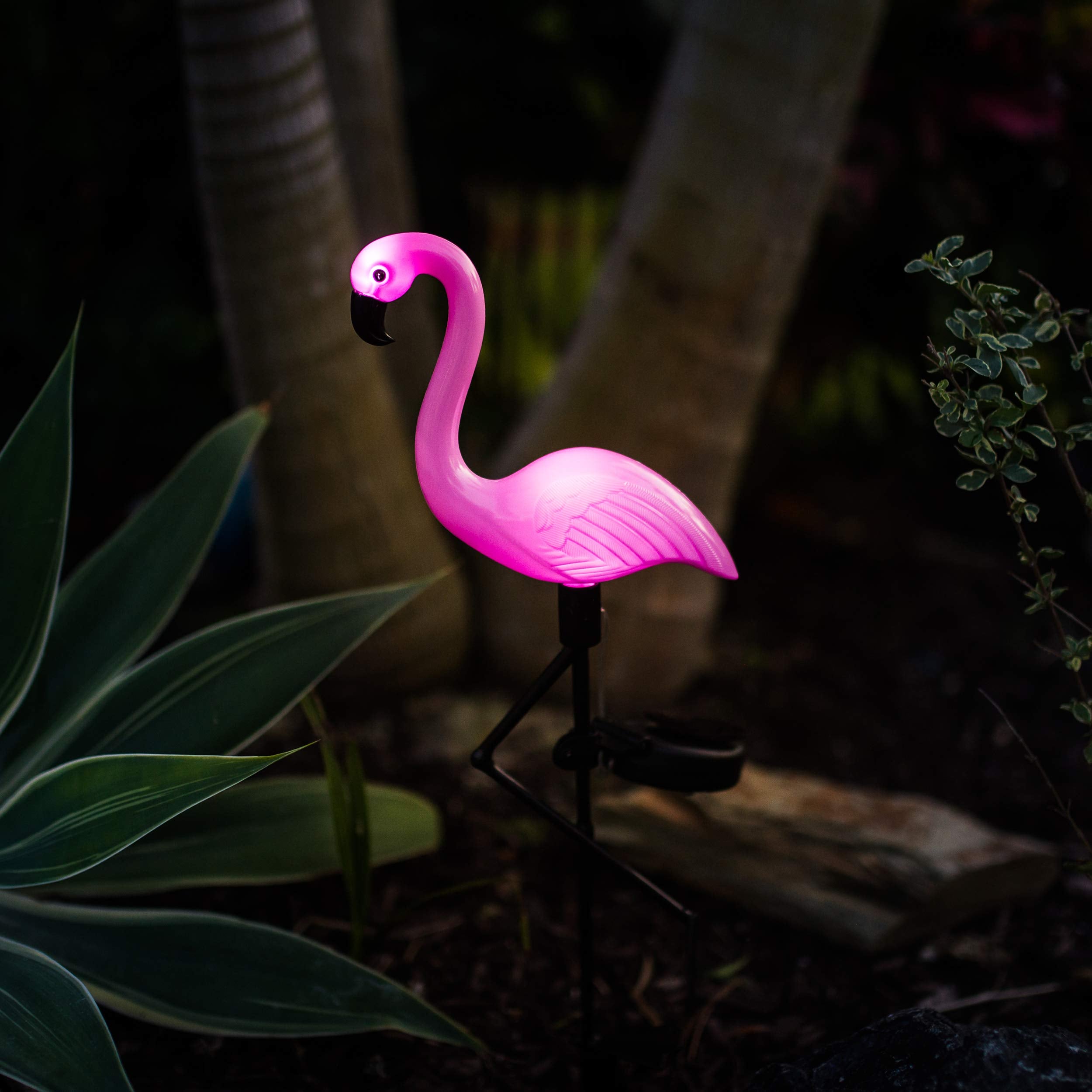 Galashield Pink Flamingo Solar Lights - Outdoor Lawn Decorations & Garden Ornaments