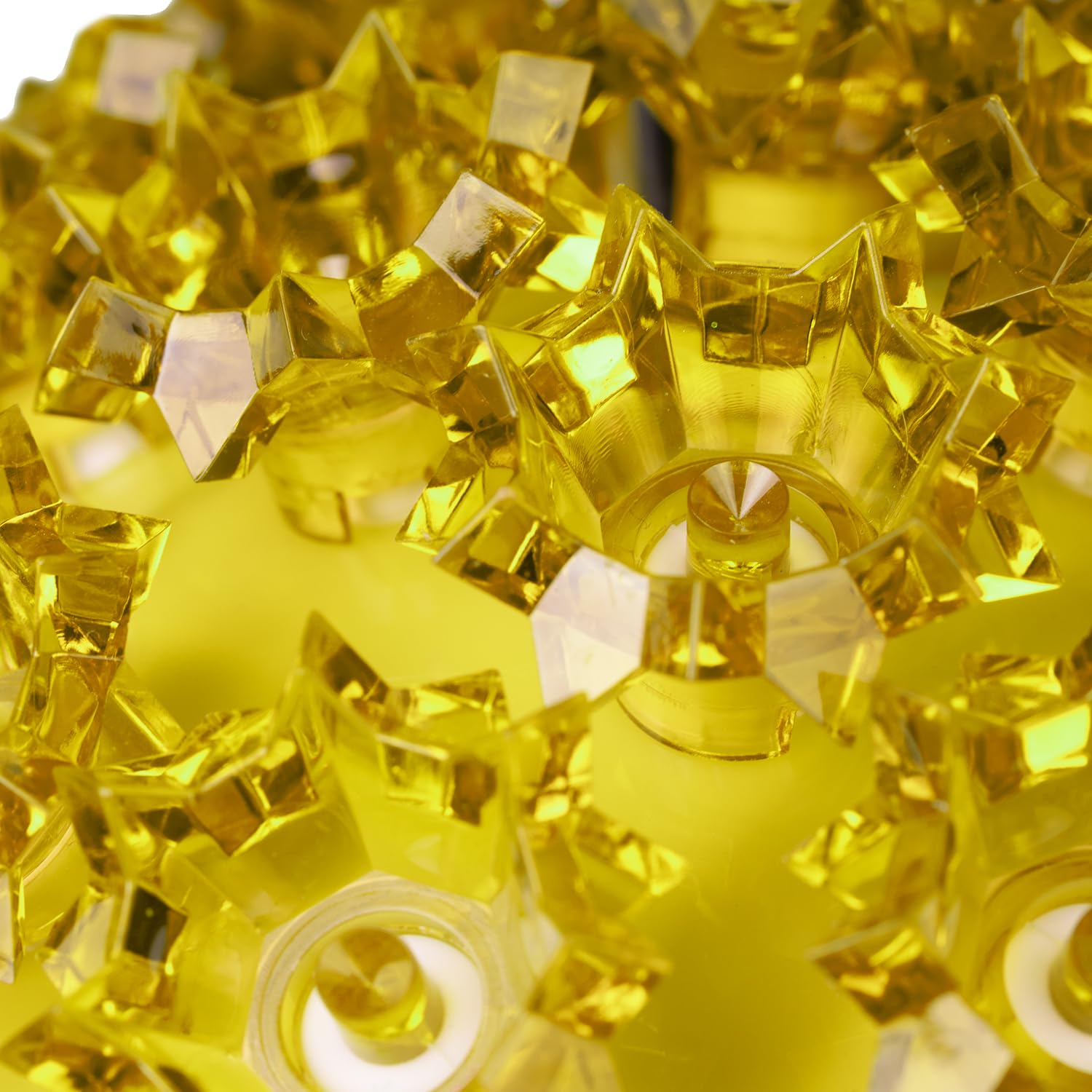 Novelty Lights 150 LED Light Sphere, 10in Diameter, Yellow Plastic Hanging Decor, Model AX-AY-ABHI-103068