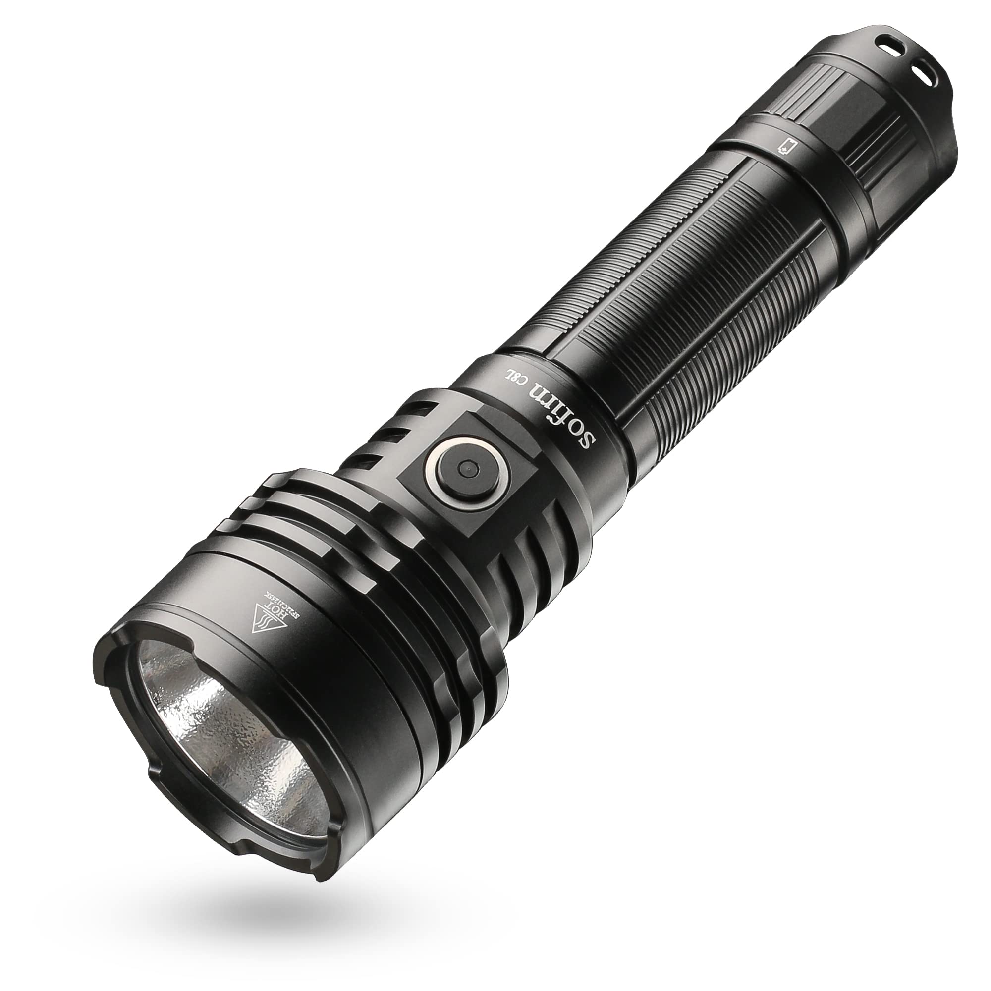 sofirn C8L Rechargeable Flashlight with 3100 Lumens, Tactical Flashlight Up to 531m, IPX8 Waterproof, for Emergency, Heavy Duty,
