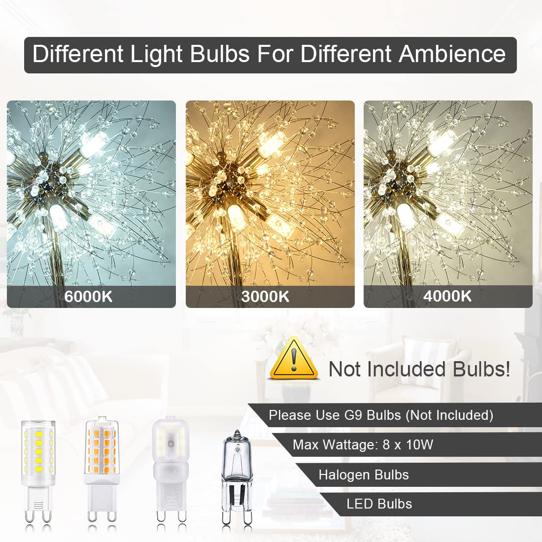 69 Inch Crystal Floor Lamp, Modern Standing Lamp With K9 Crystal, Led Floor Lamp With On/Off Foot Switch, Metal Tall Pole Lamp For Living Room, Girls Room, Bedroom, Dresser, Office, Gold Finish